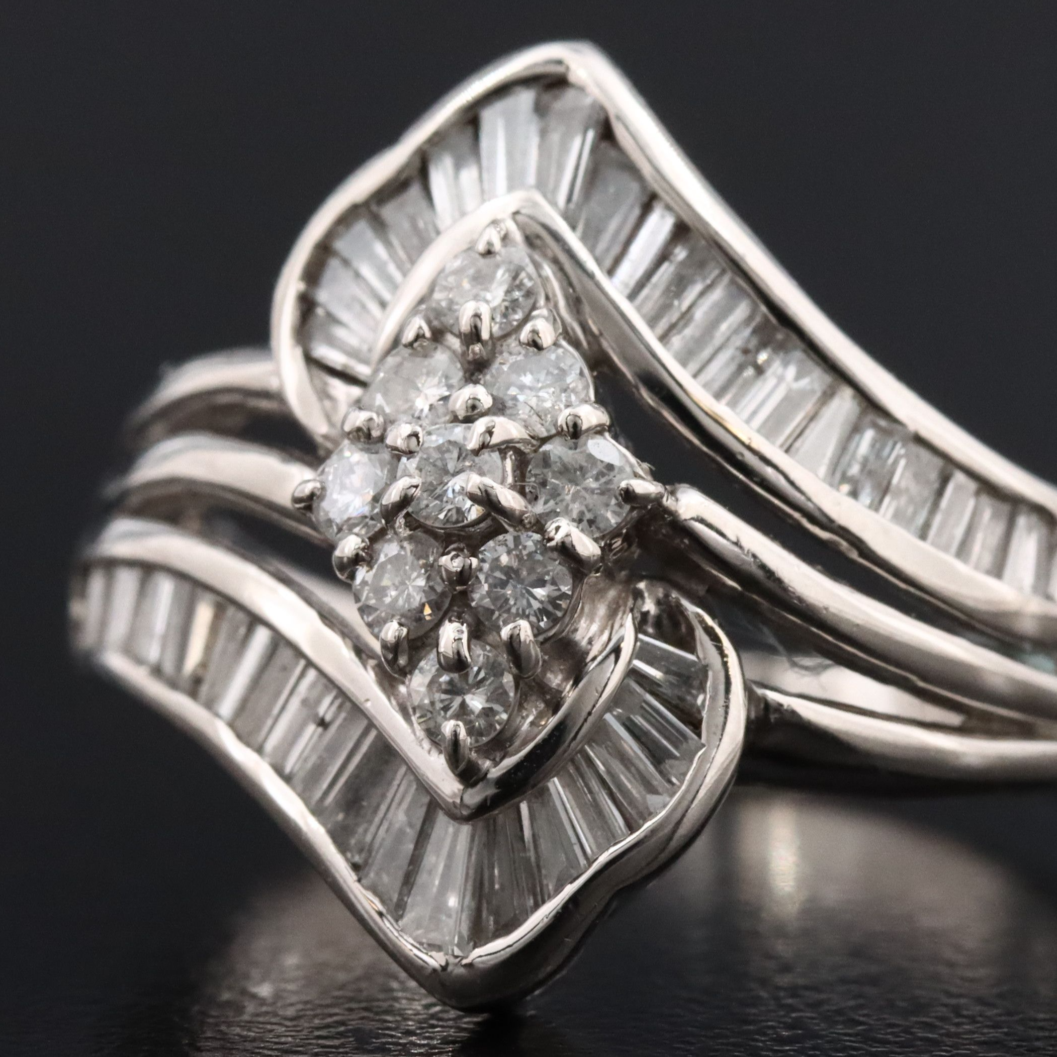 Platinum 1.05 CTW Diamond Ring