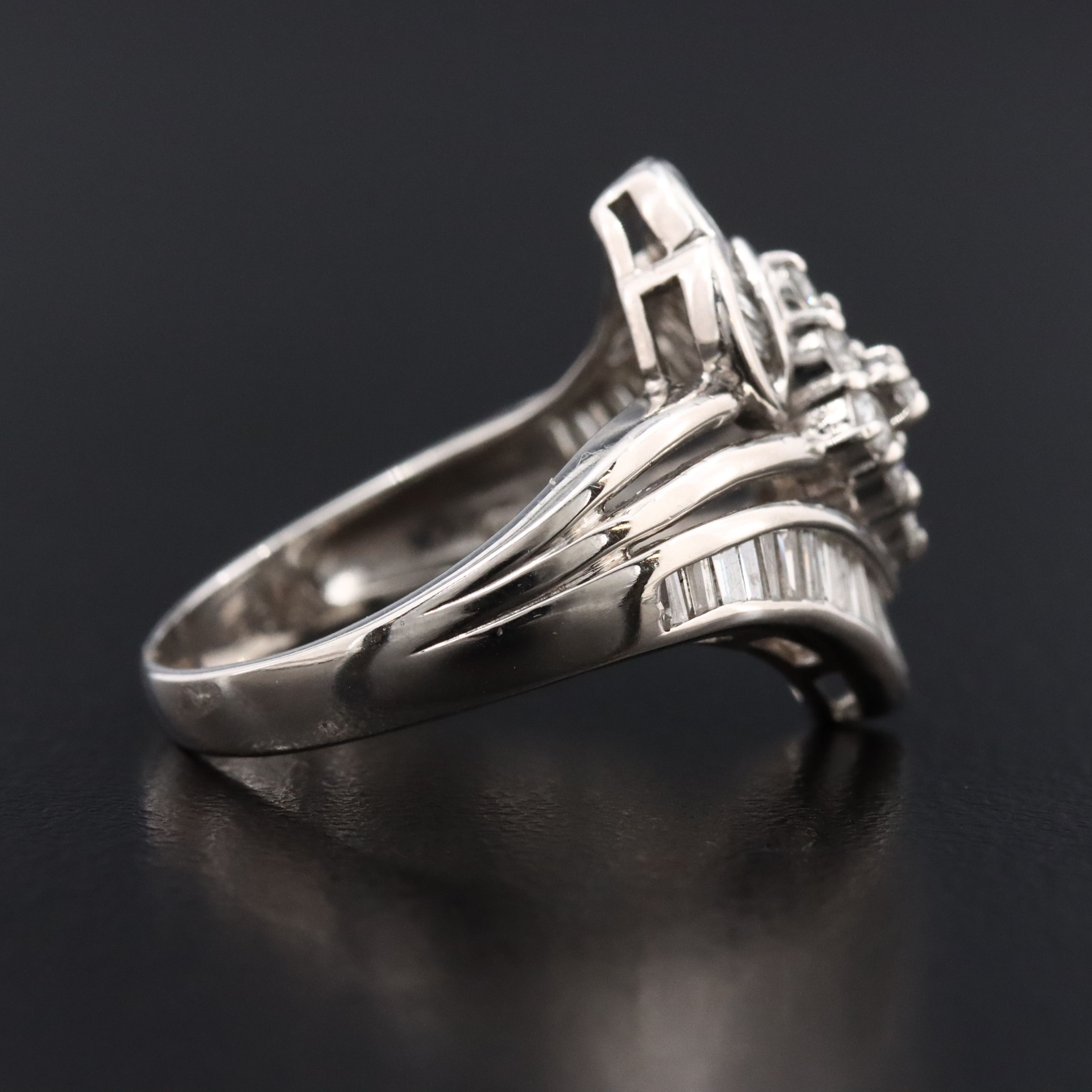 Platinum 1.05 CTW Diamond Ring