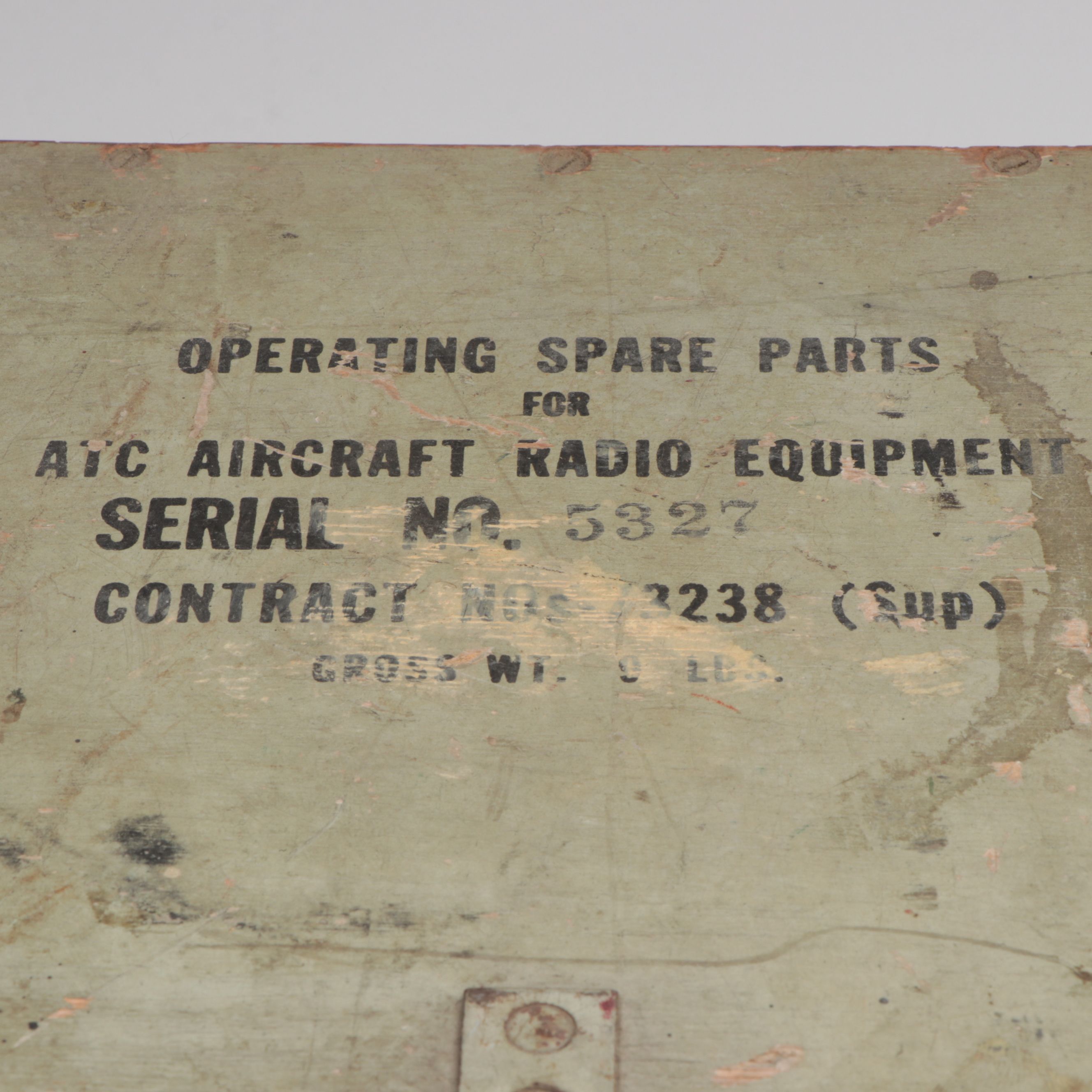 US Army Spare Parts Lock Box with Canvas Bag and Other Vintage Militaria