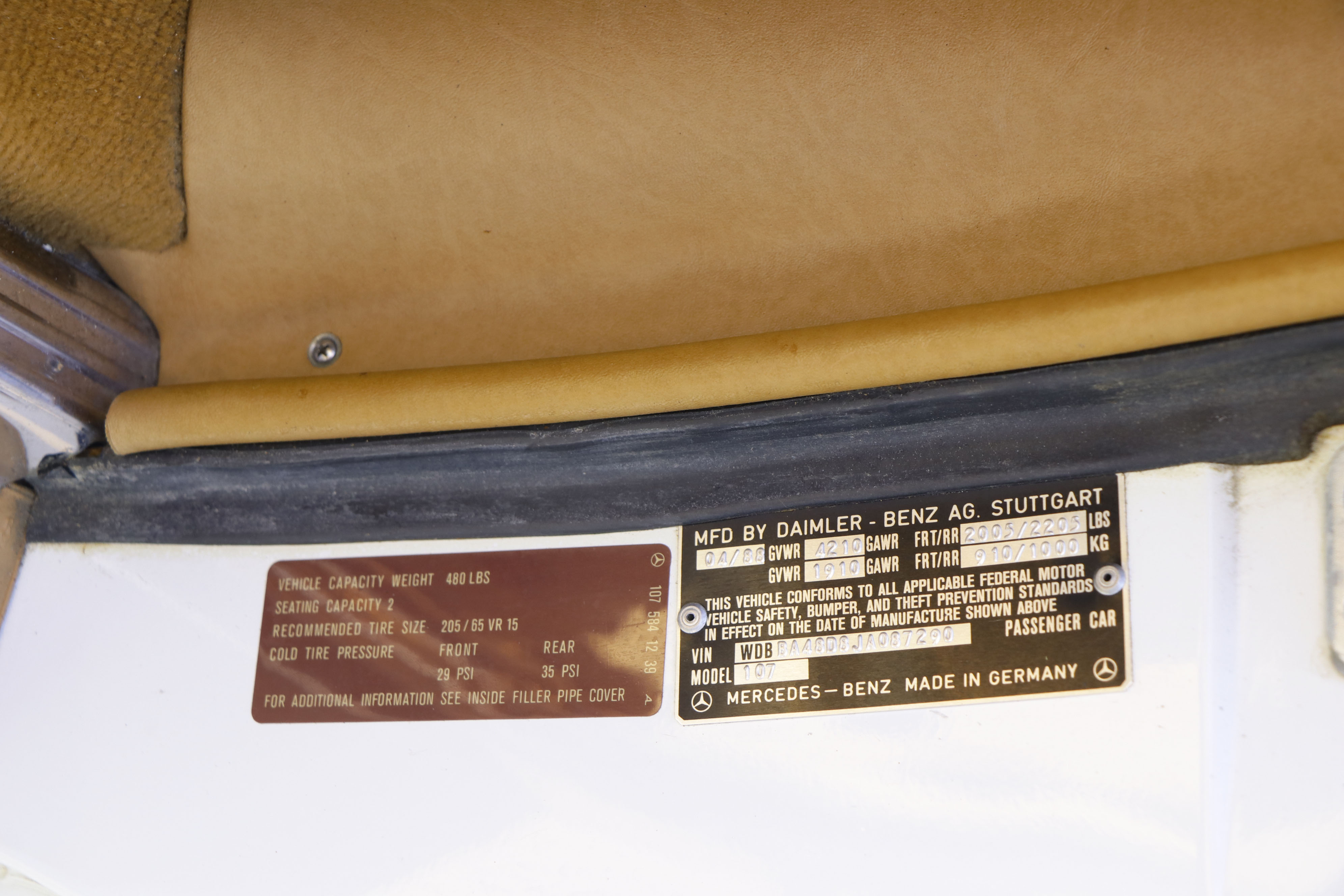 1988 Mercedes 560 SL