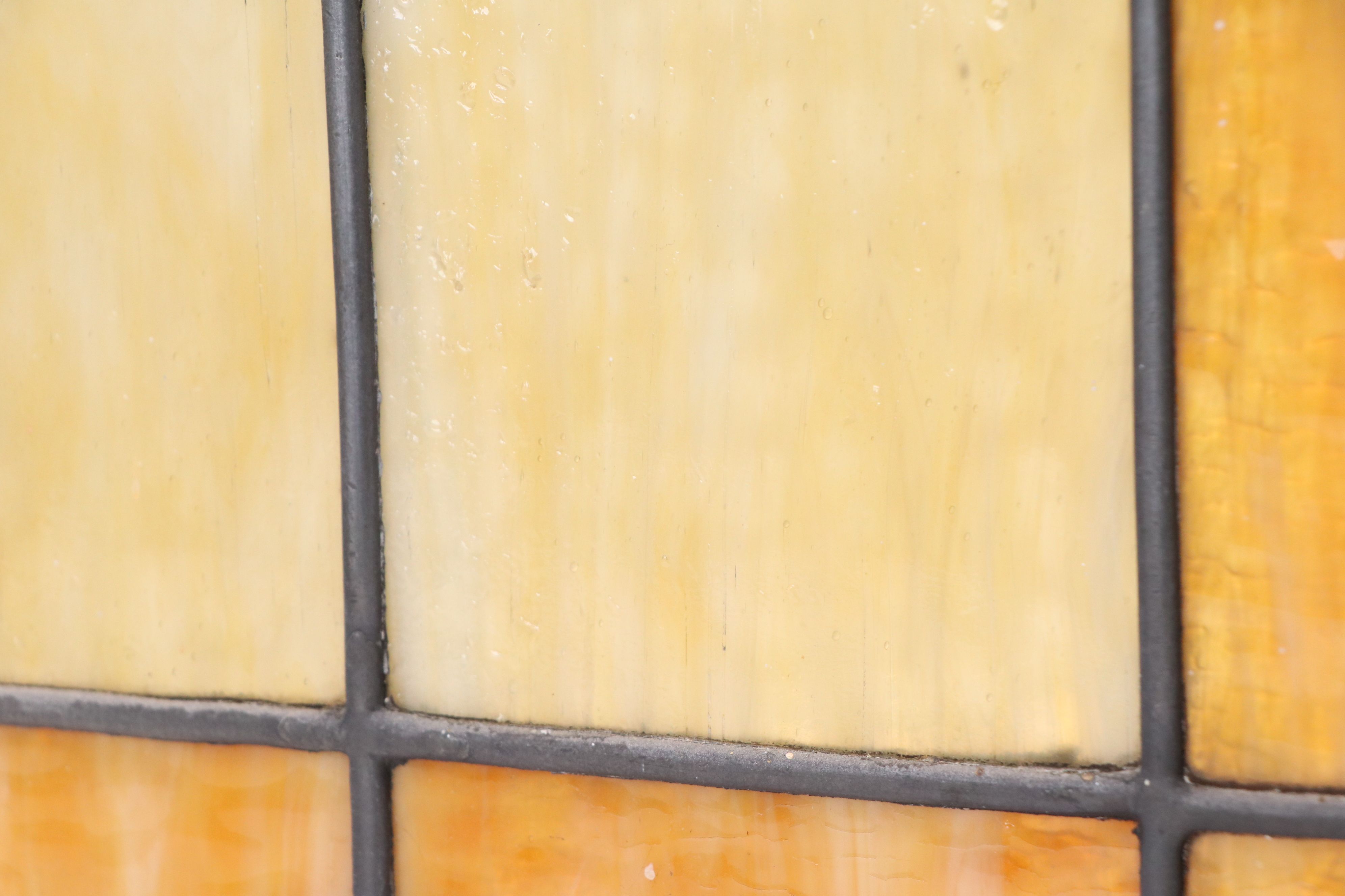 Edwardian Hanging Stained Glass, Late 19th to Early 20th Century