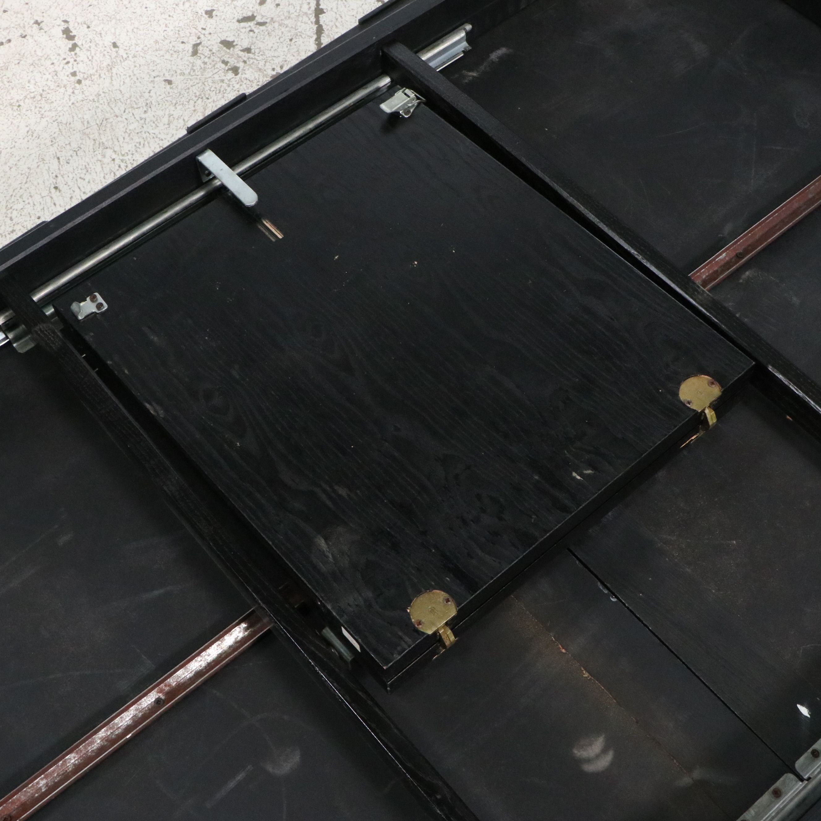 Tiled Top Dining Table and Six Spindle Back Chairs, Late 20th Century