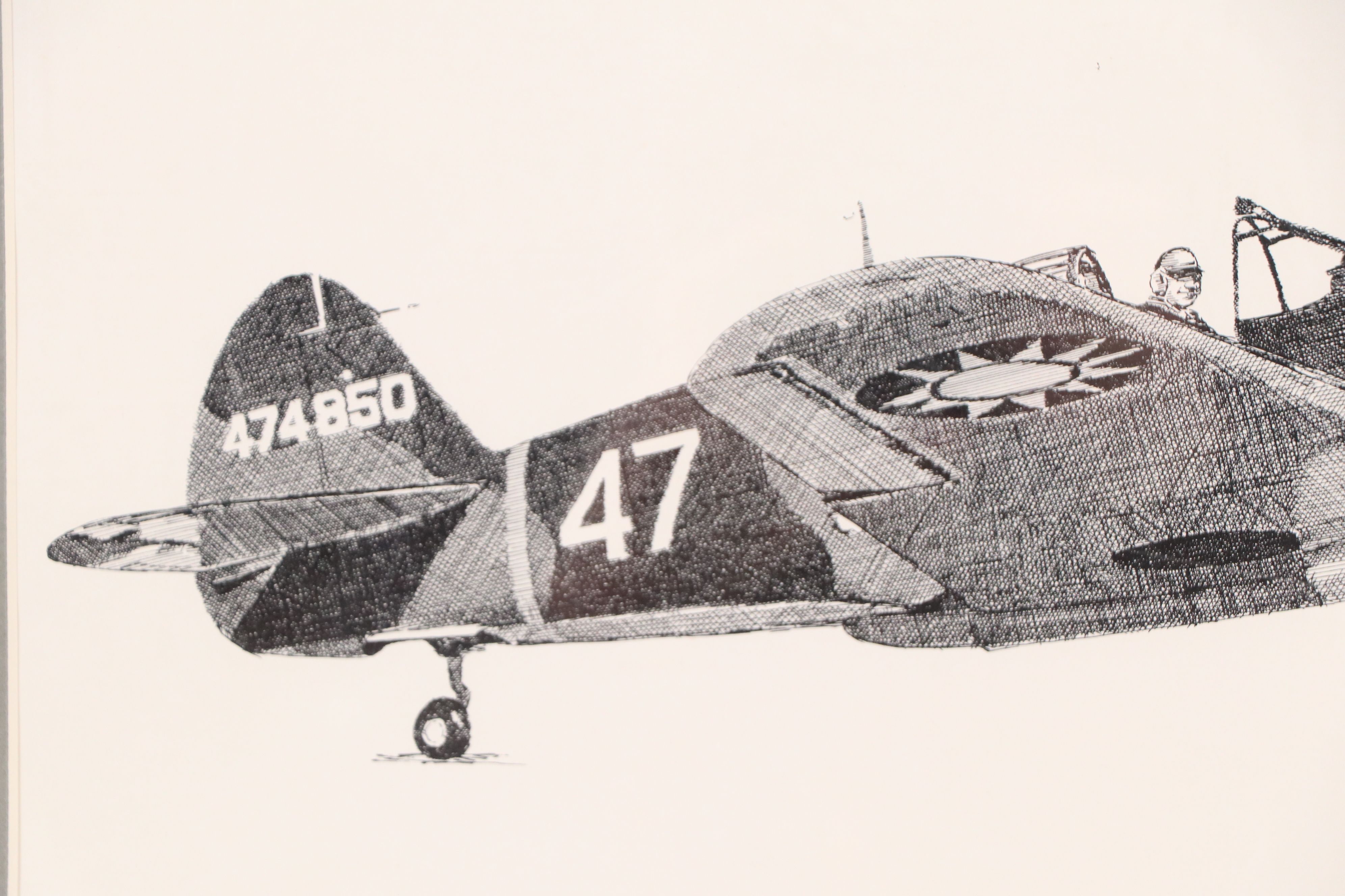 Joe Milich Lithograph "Curtis P-40 Warhawk," 1978