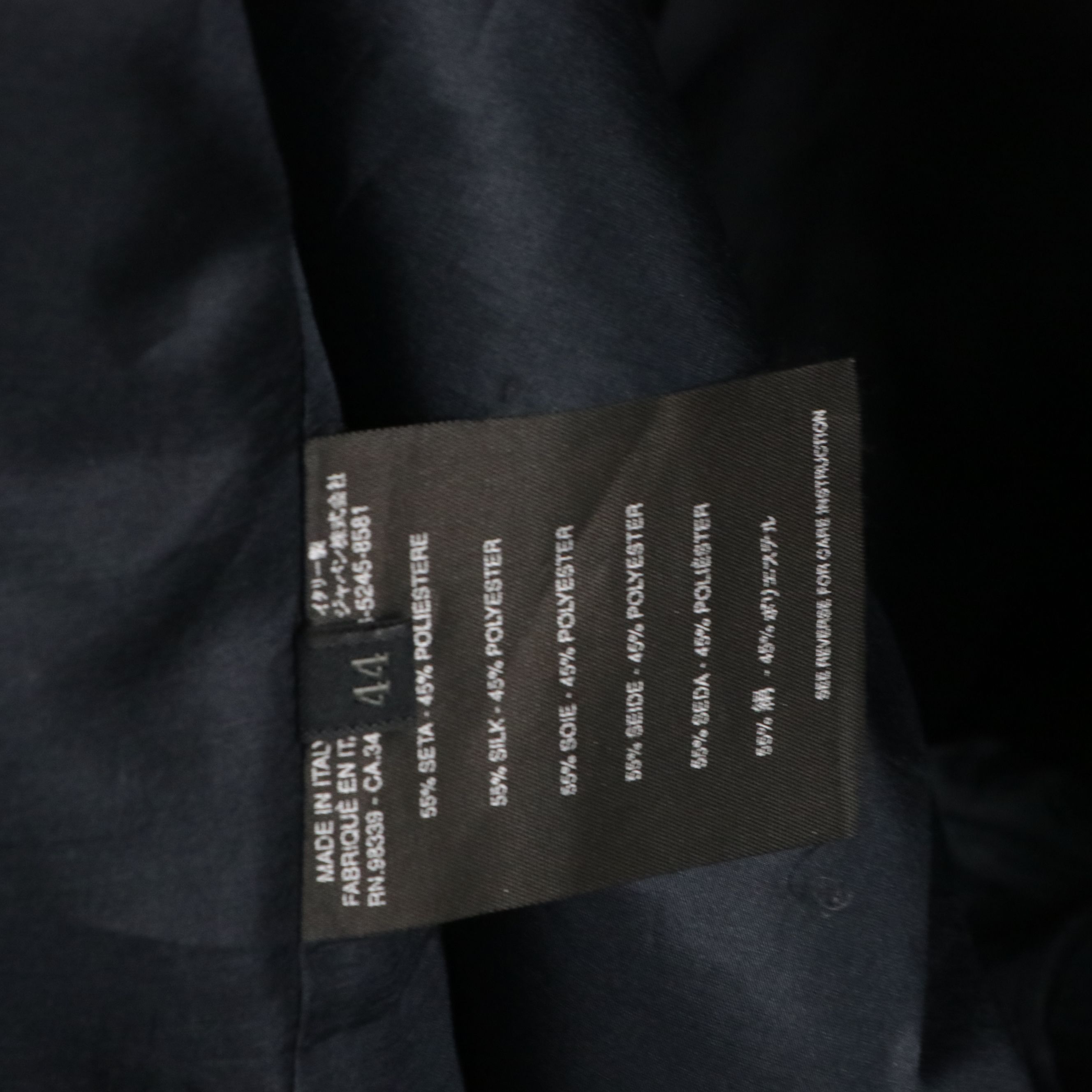 Prada Silk-Blend Snap-Front Collarless Jacket