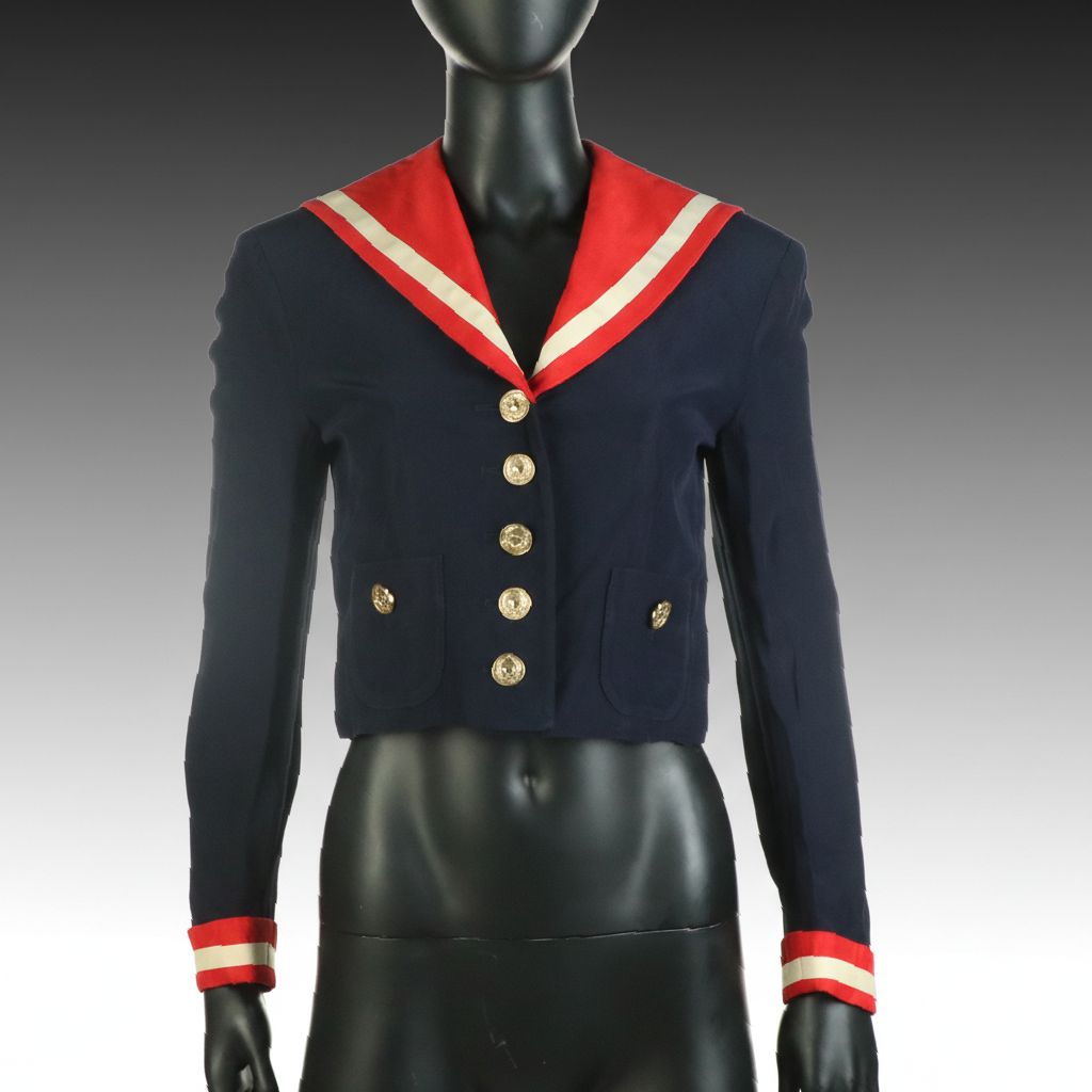 Moschino Prêt-à-Porter Naval Inspired Button-Front Jacket