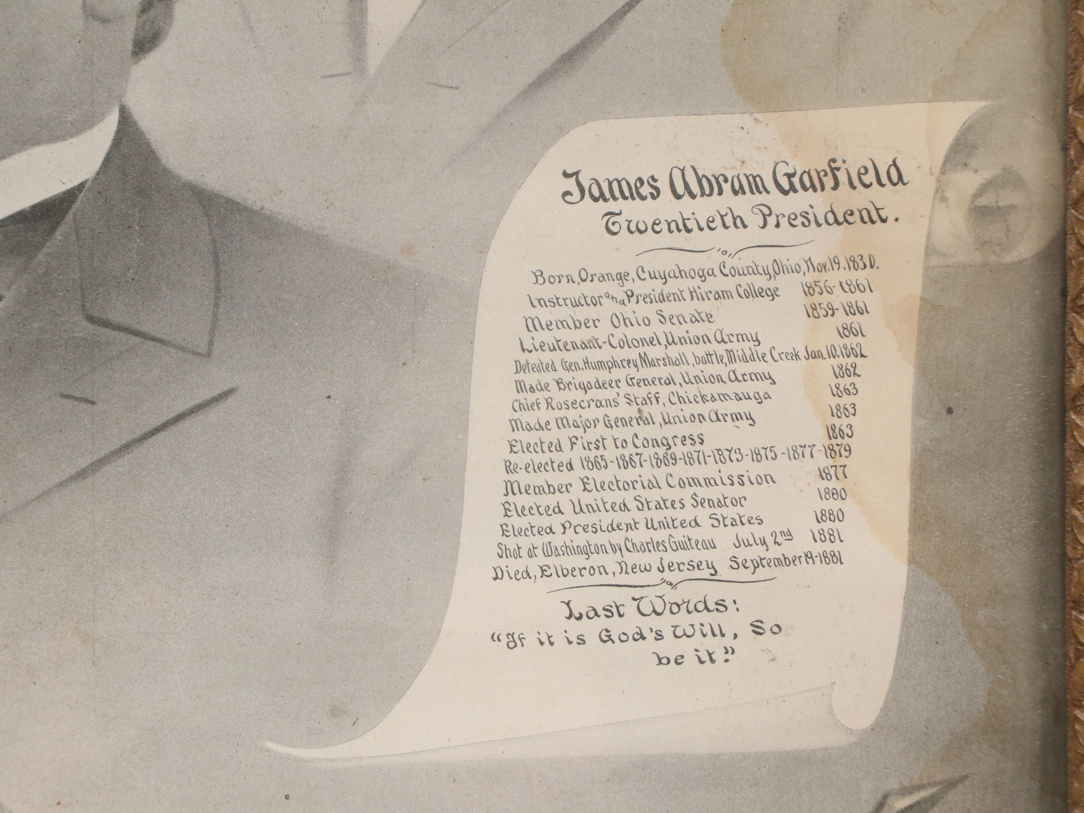 Charles Gustrine & Co. Halftone Poster "Our Martyrs," 1901