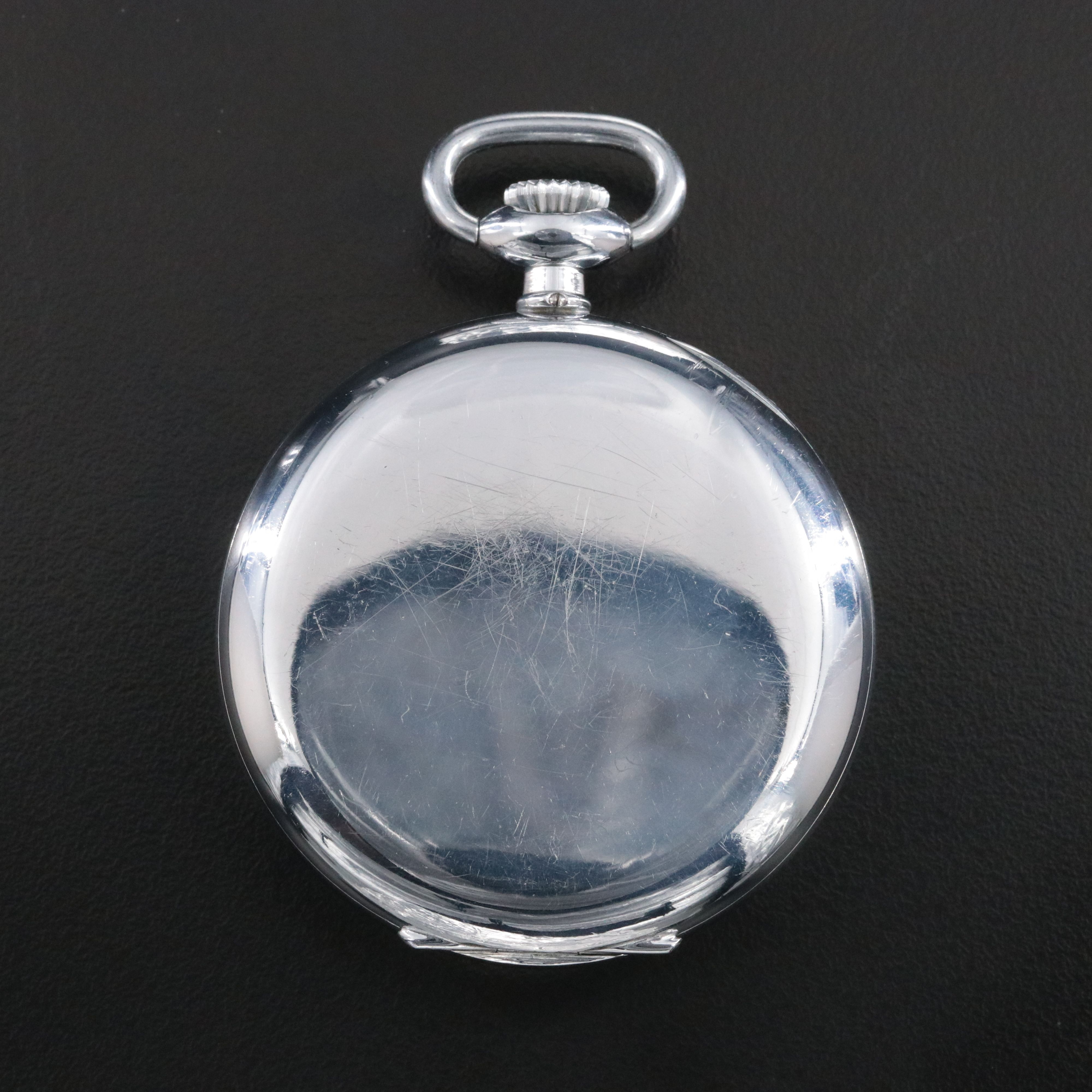 Vintage Mechanical Stainless Steel Stopwatch