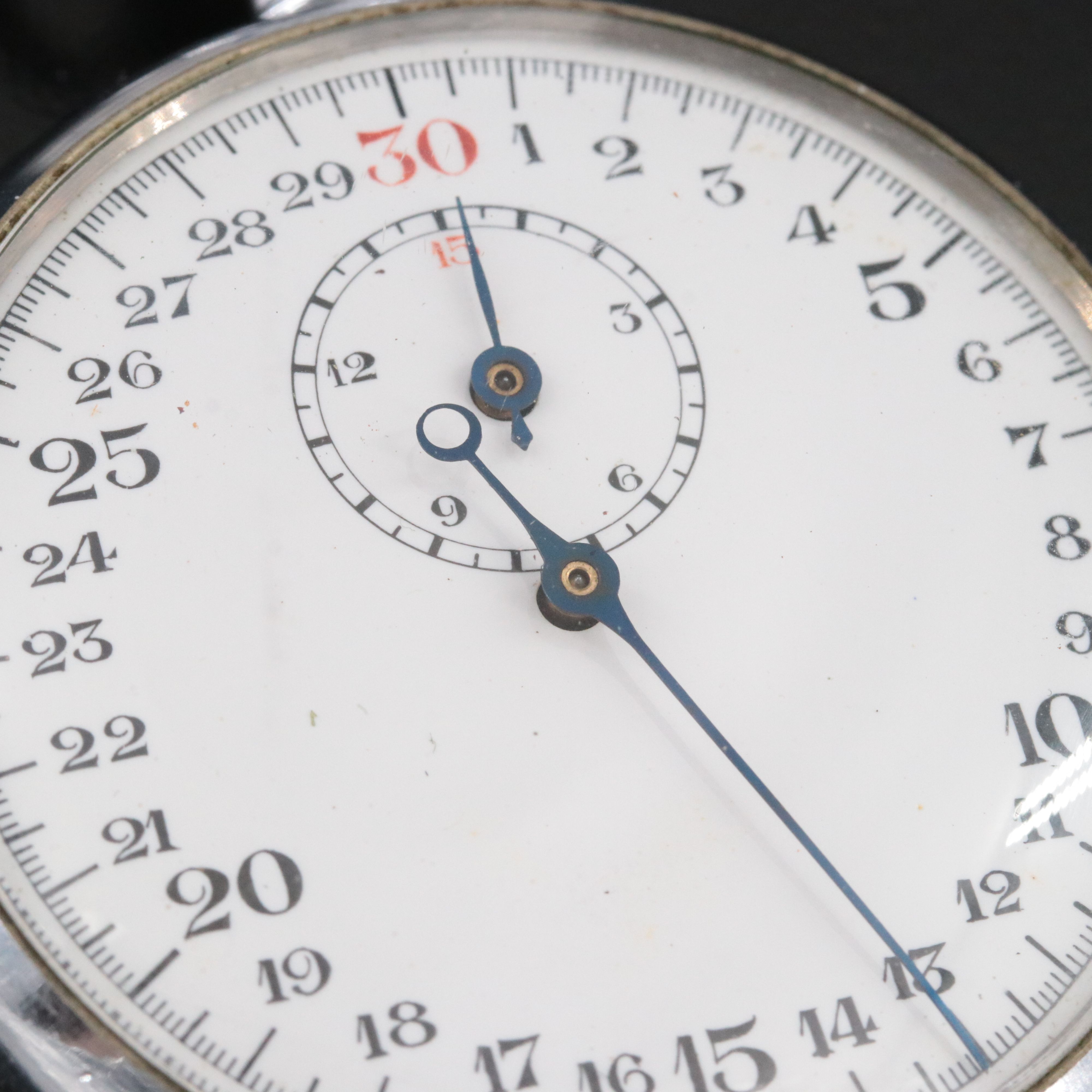 Vintage Mechanical Stainless Steel Stopwatch