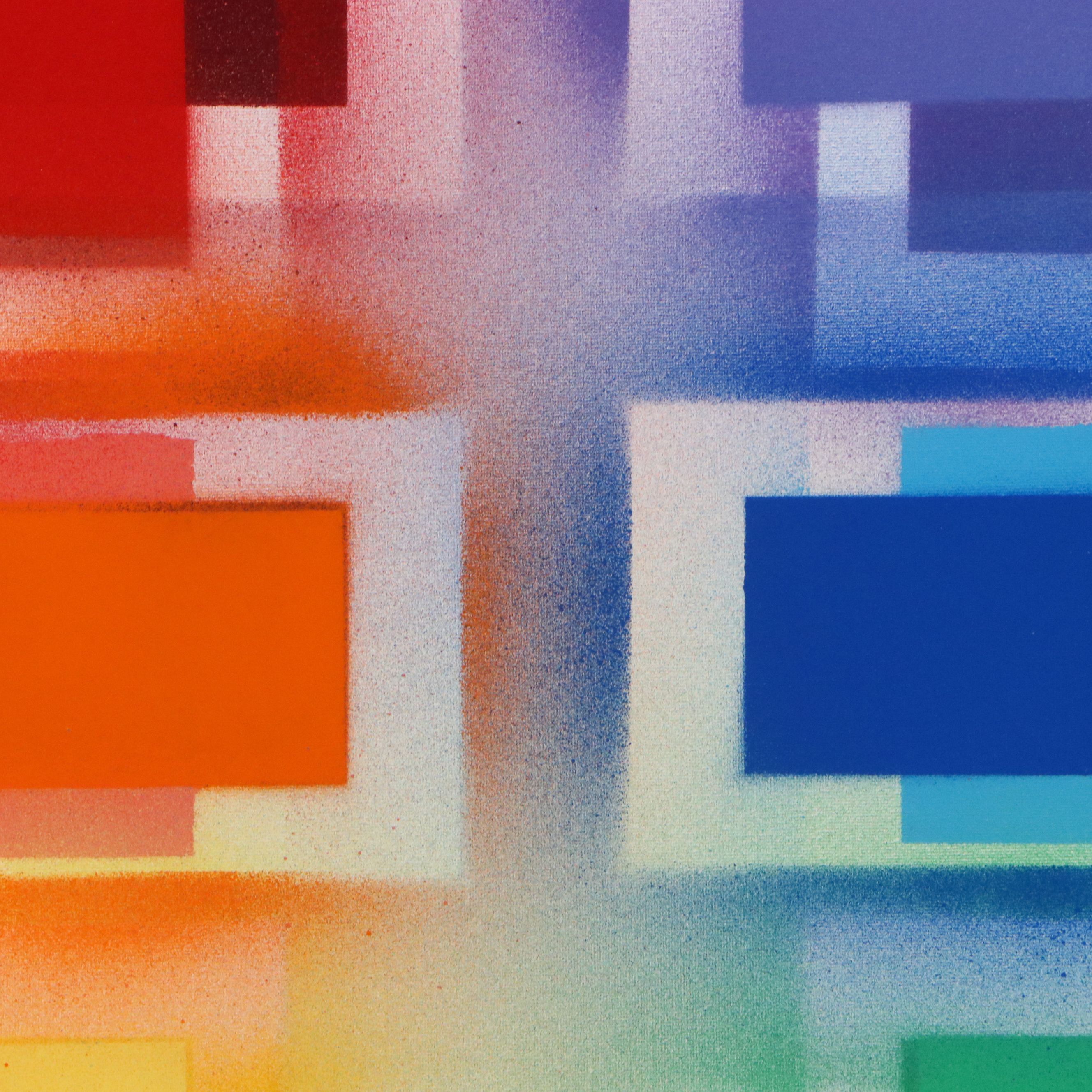 Jason Michael Durham Abstract Mixed Media Painting "Evolve," 2026