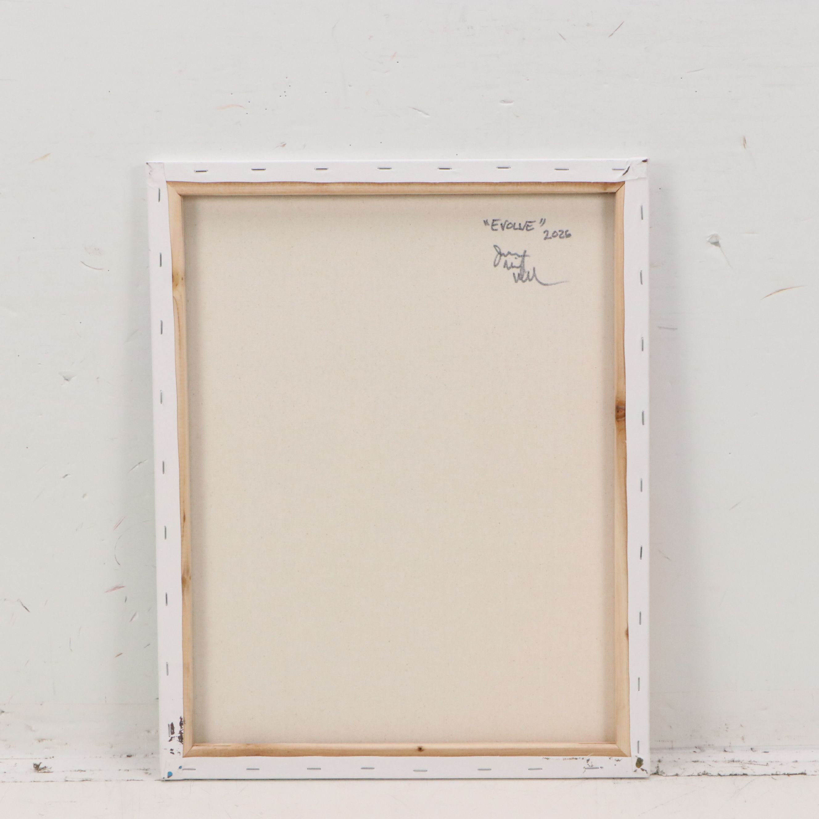 Jason Michael Durham Abstract Mixed Media Painting "Evolve," 2026