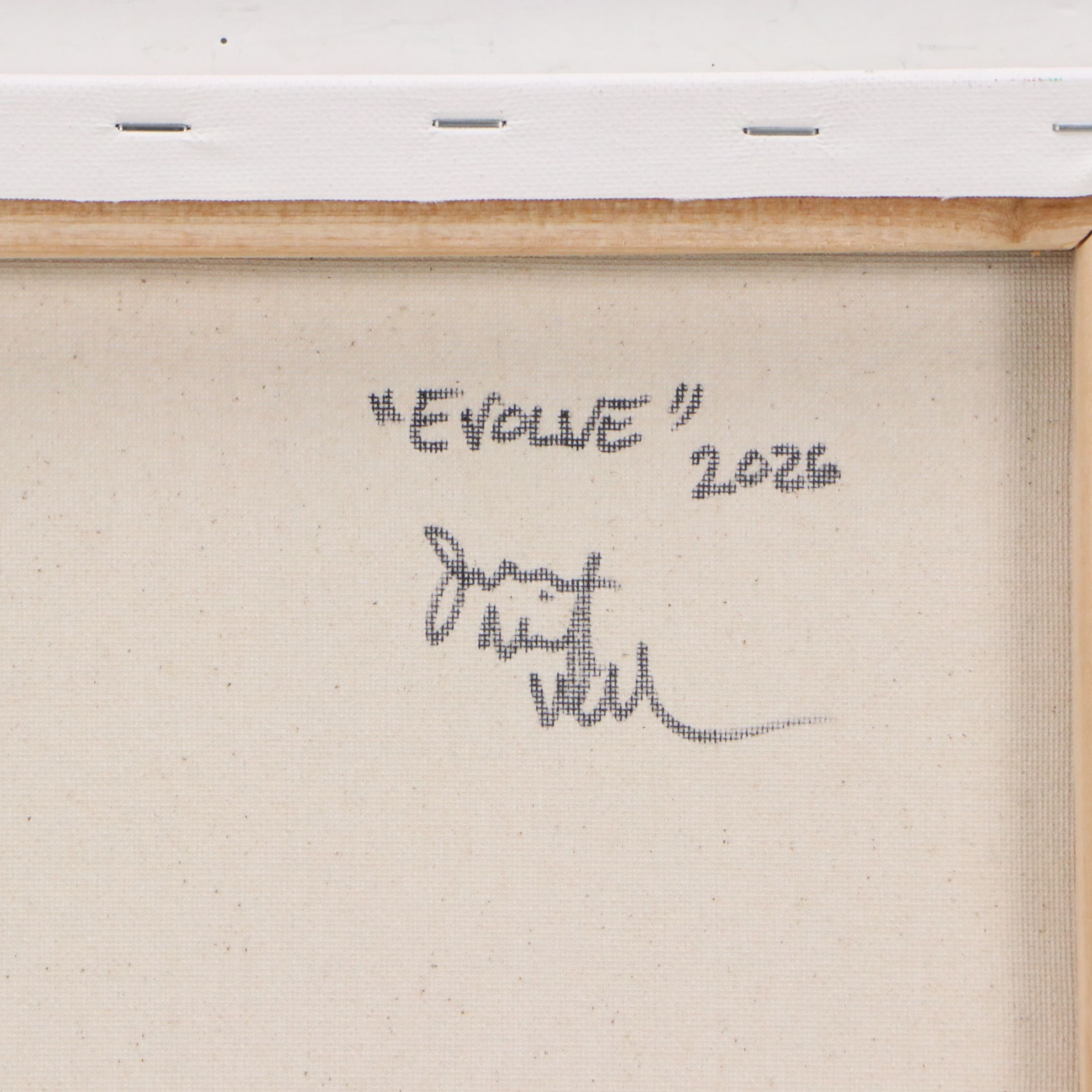 Jason Michael Durham Abstract Mixed Media Painting "Evolve," 2026