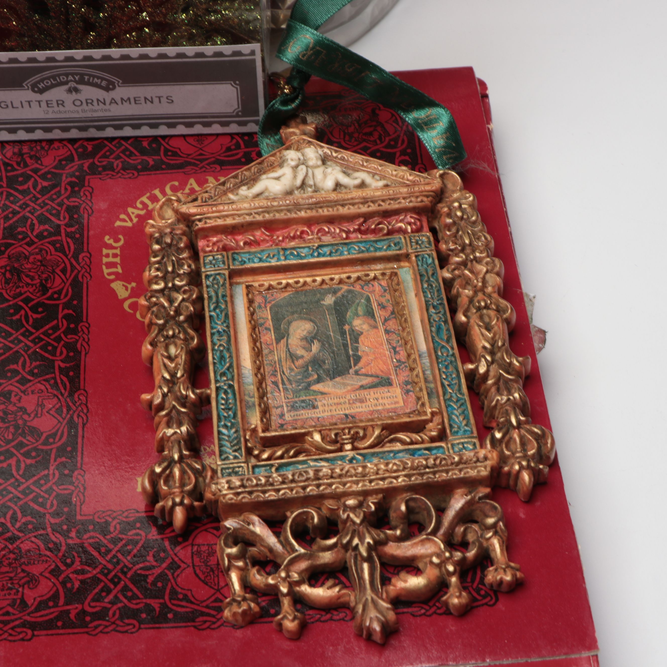 Gold and Silver Finish Christmas Ornaments