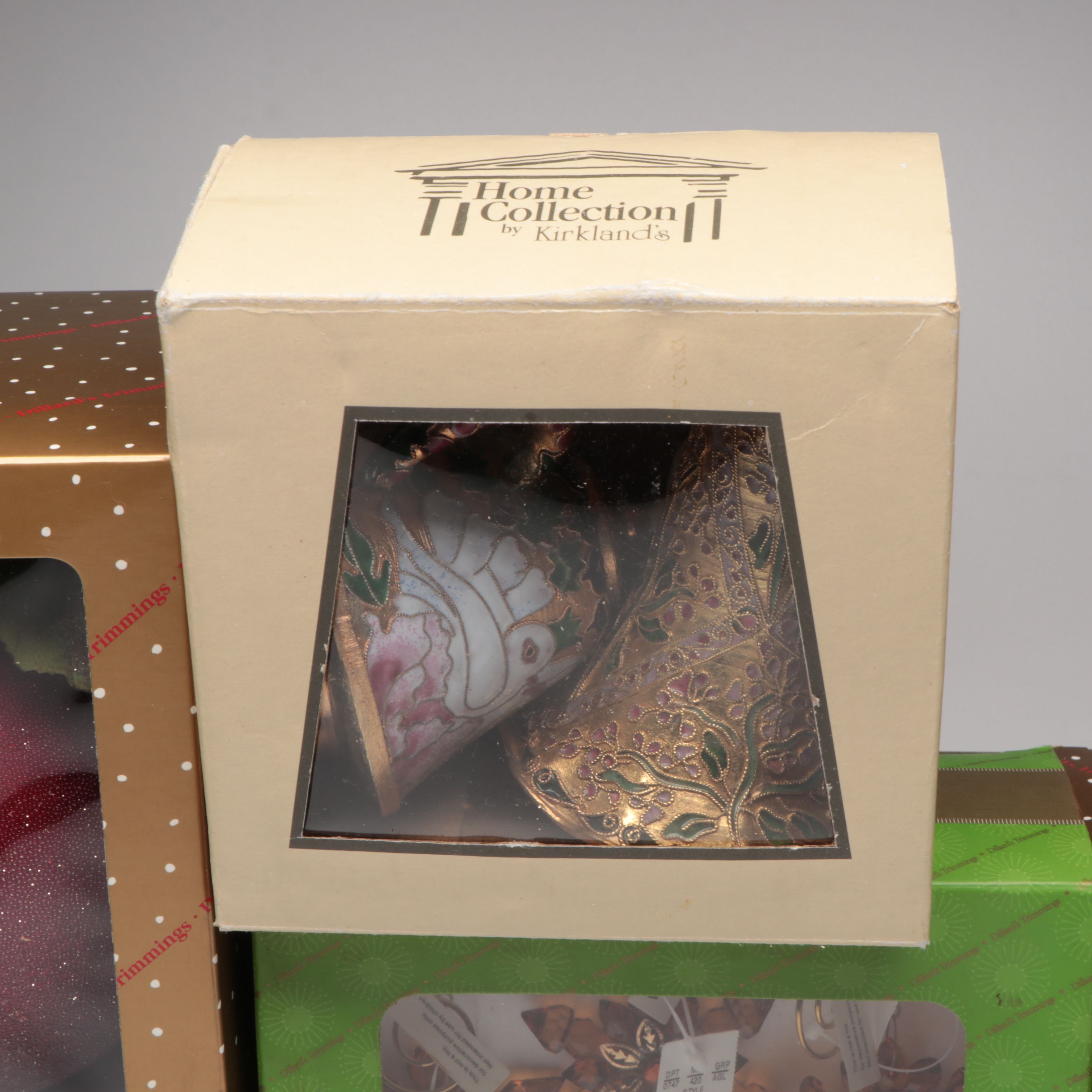 Gold and Silver Finish Christmas Ornaments