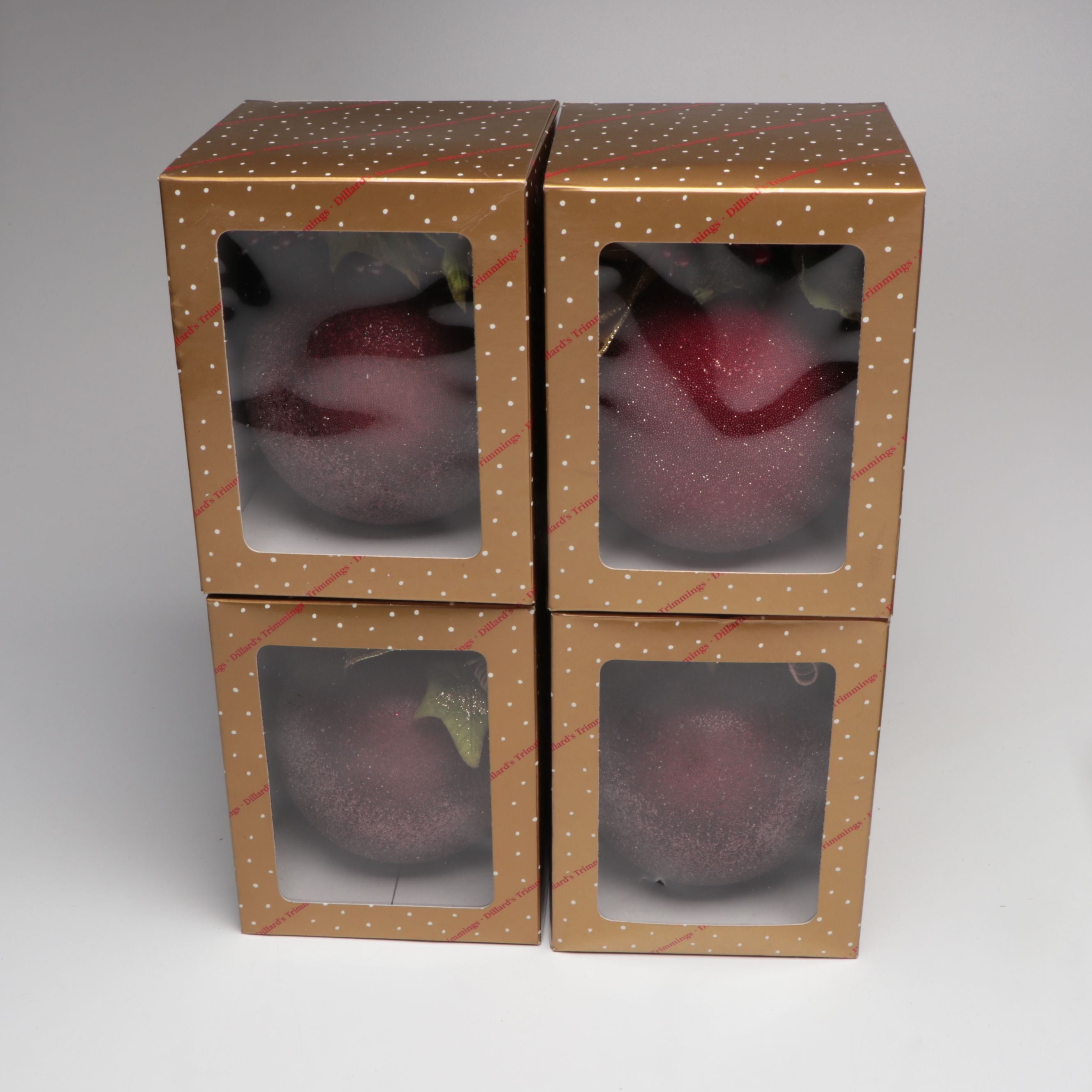 Gold and Silver Finish Christmas Ornaments