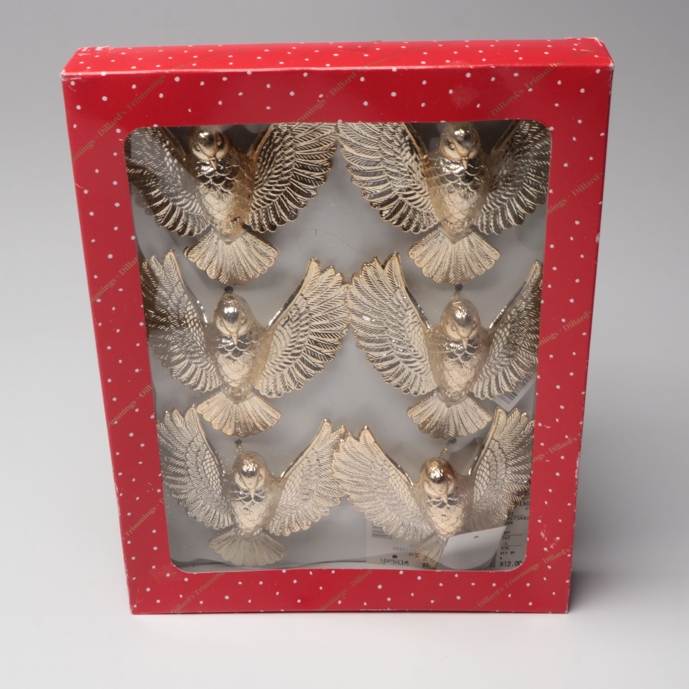 Gold and Silver Finish Christmas Ornaments