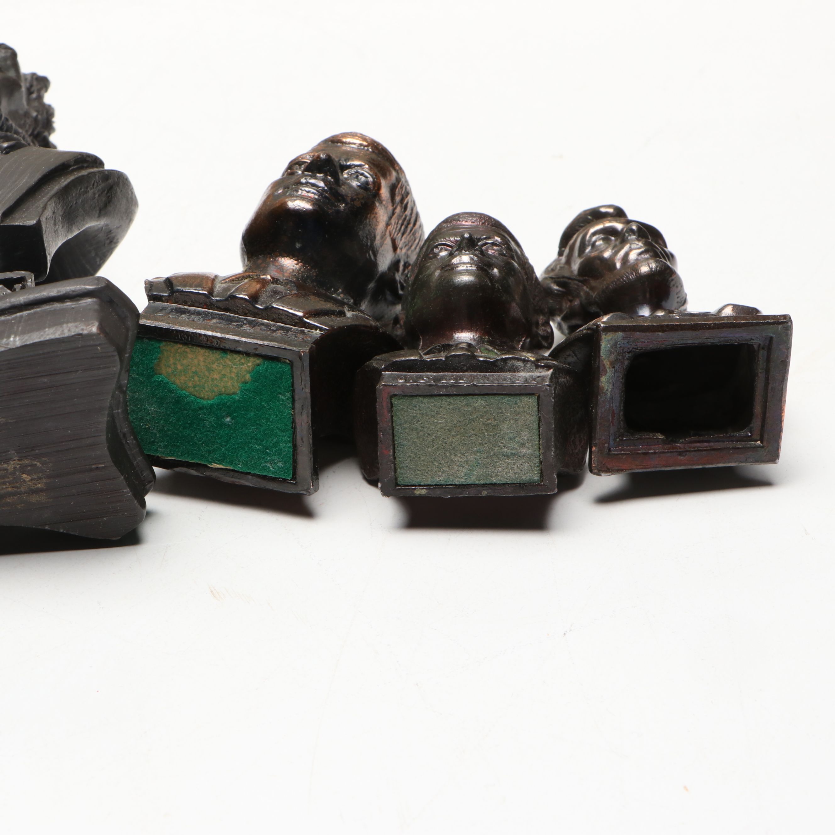 "Presidents of the United States" with Bronze Finish Presidential Busts