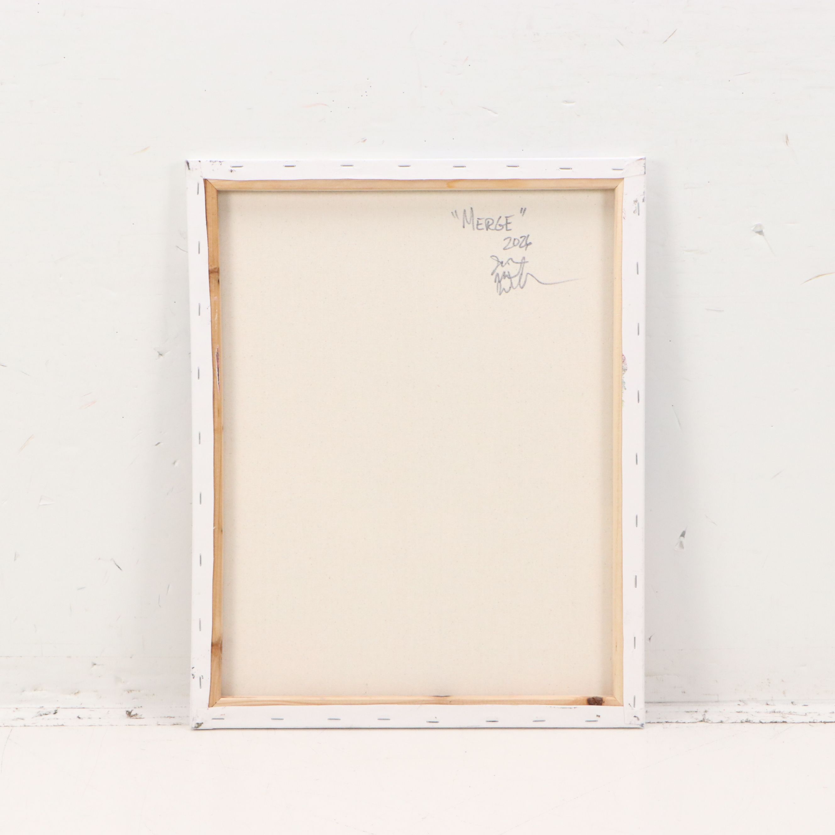 Jason Michael Durham Abstract Mixed Media Painting "Merge" 2026