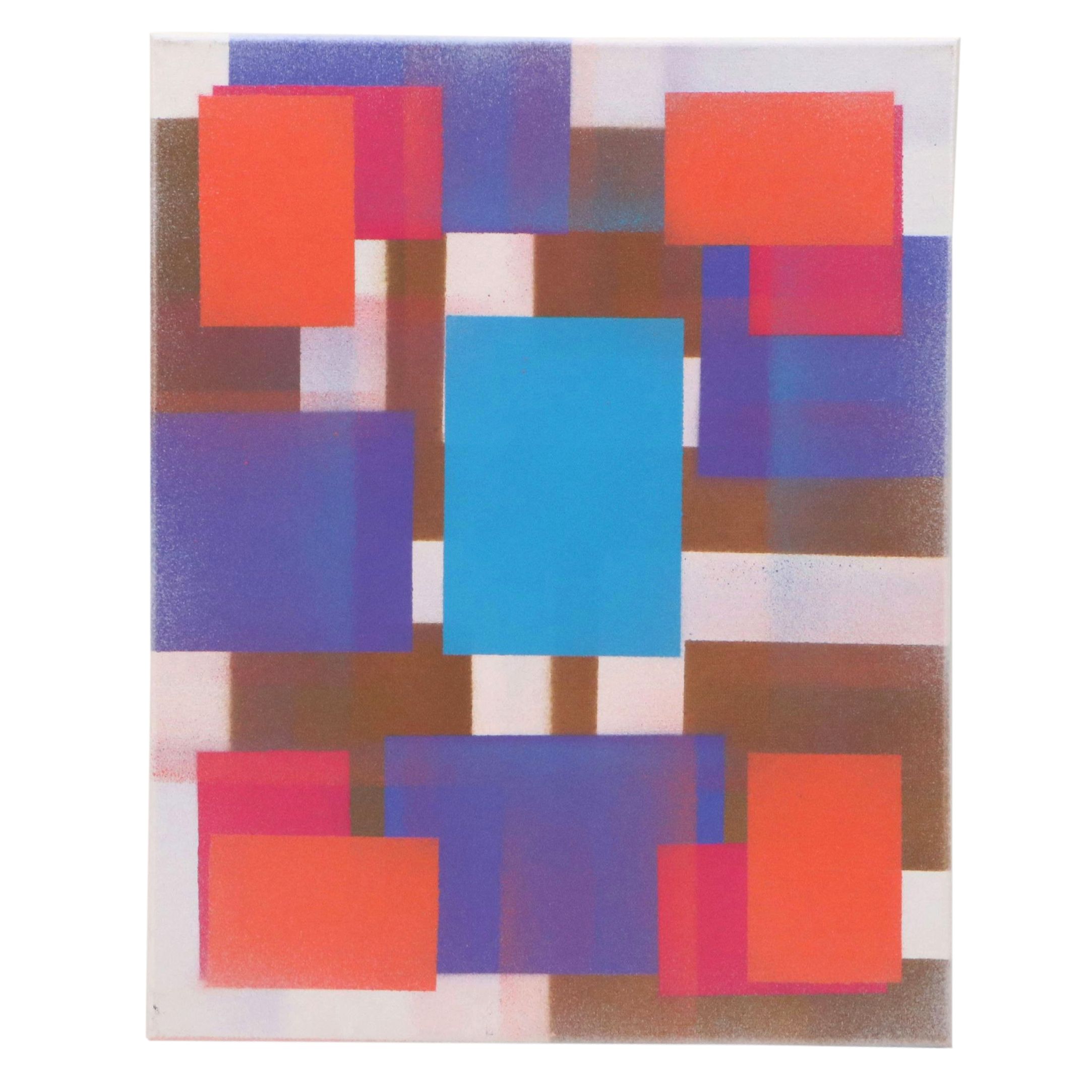 Jason Michael Durham Abstract Mixed Media Painting "Merge" 2026