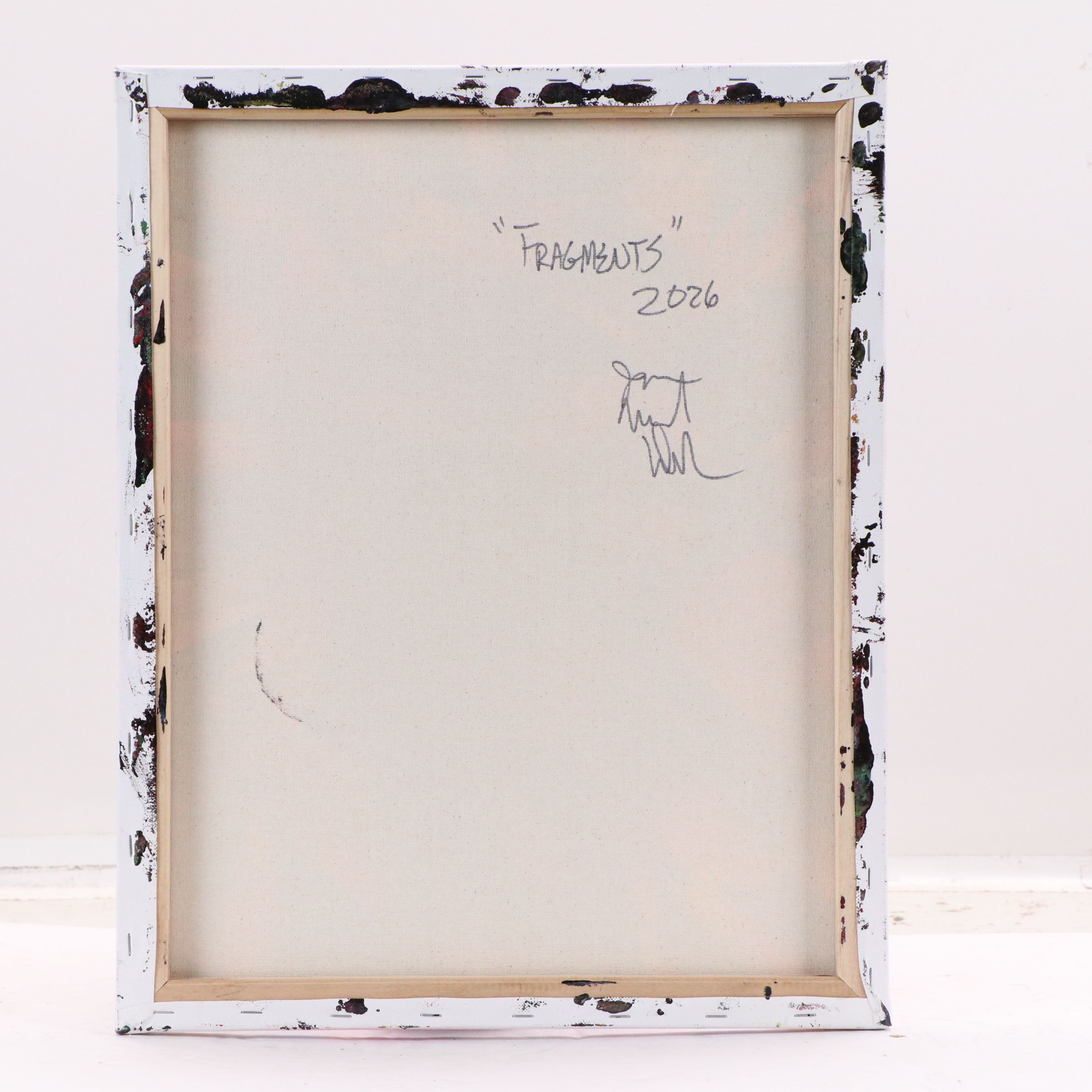 Jason Michael Durham Mixed Media Painting "Fragments," 2026