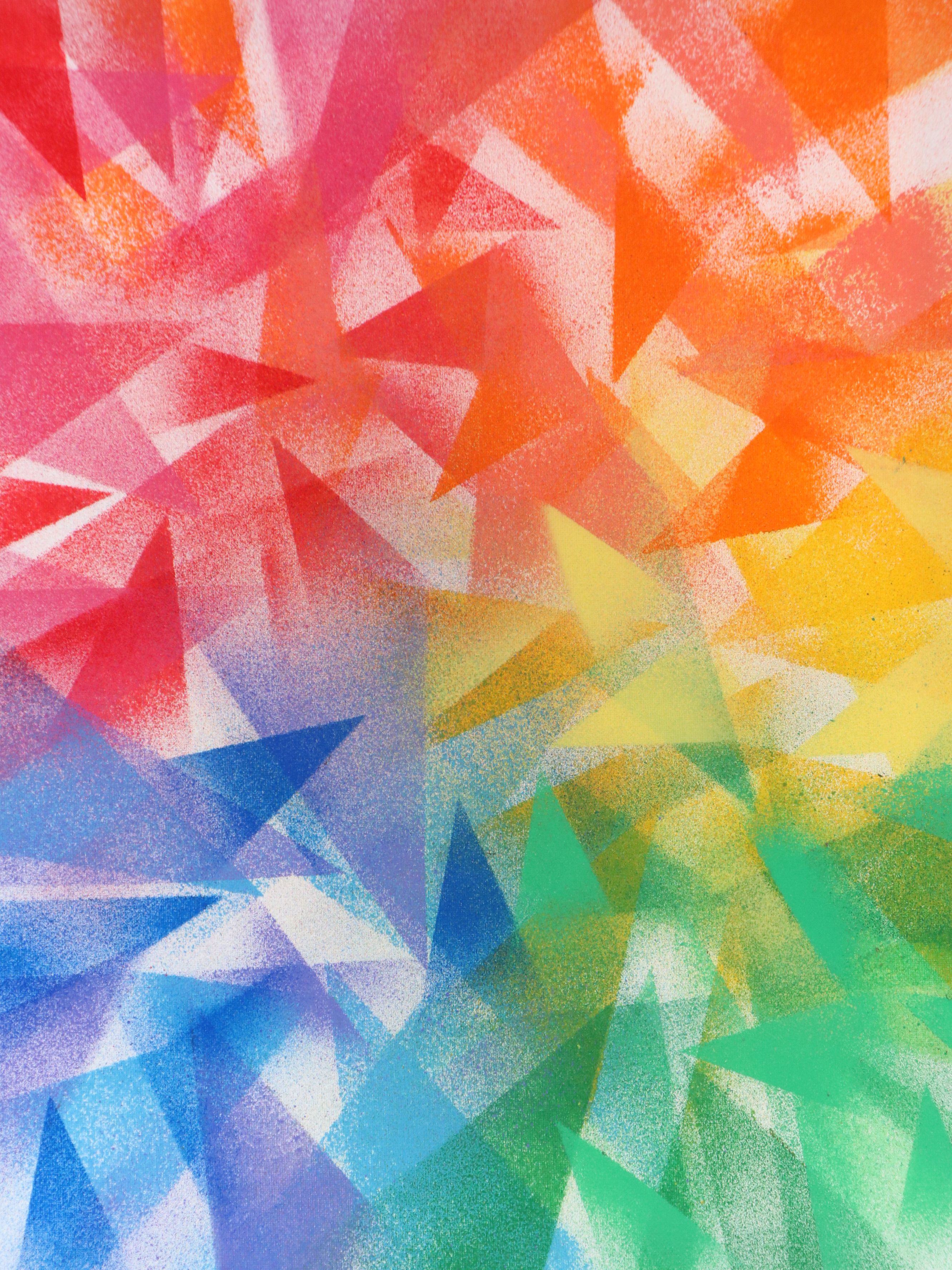 Jason Michael Durham Mixed Media Painting "Fractured Daydream," 2026