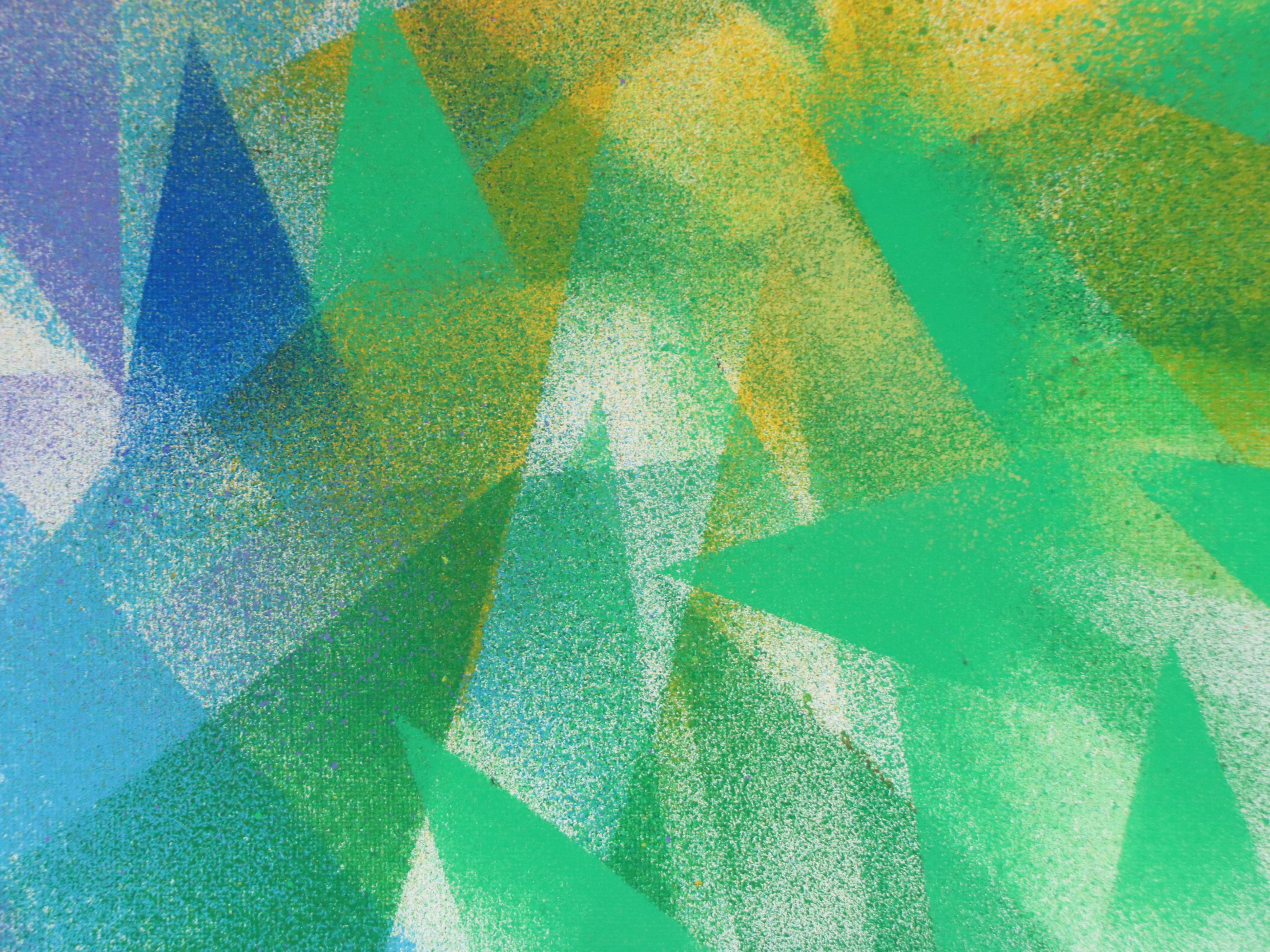 Jason Michael Durham Mixed Media Painting "Fractured Daydream," 2026