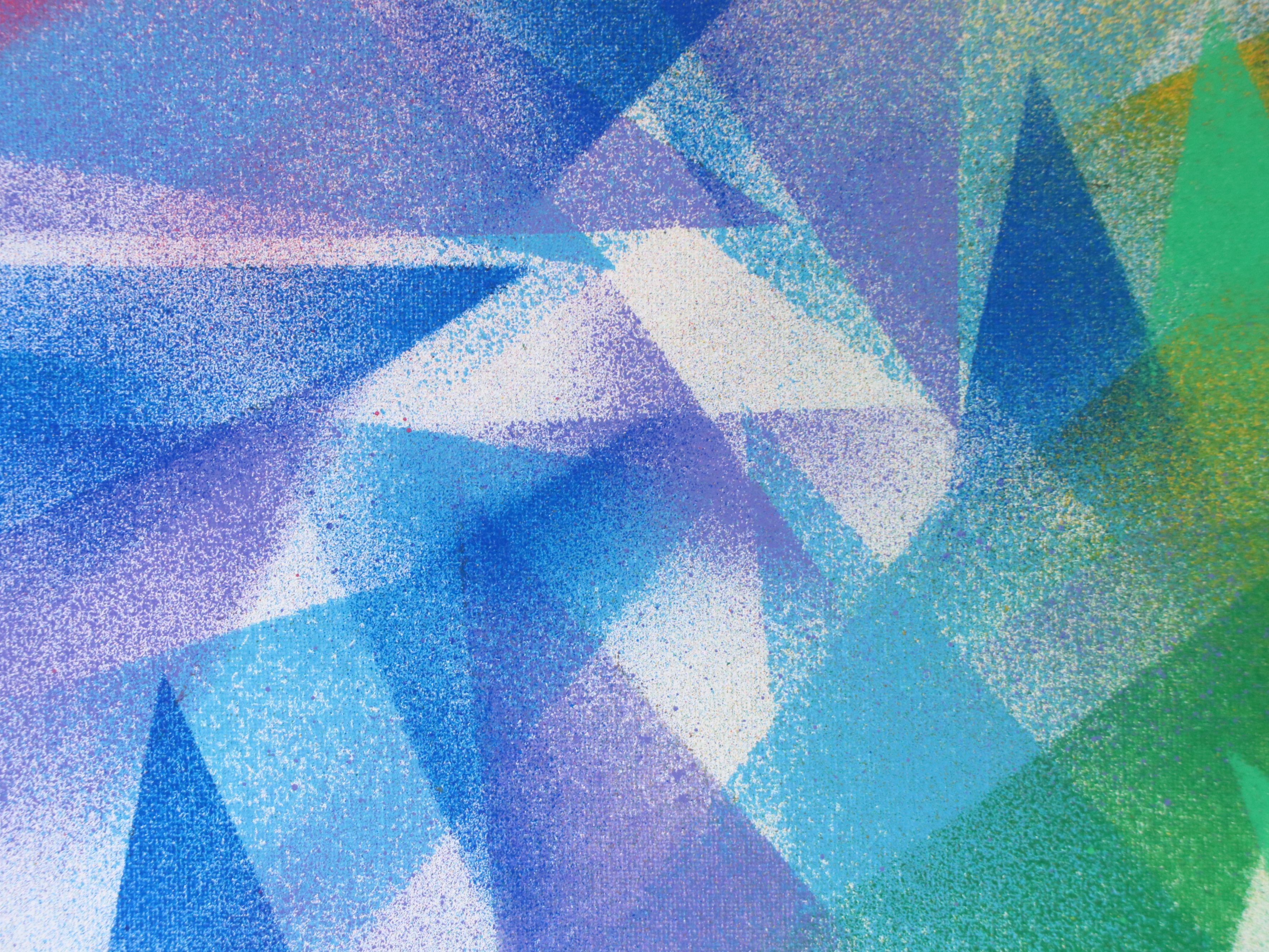 Jason Michael Durham Mixed Media Painting "Fractured Daydream," 2026