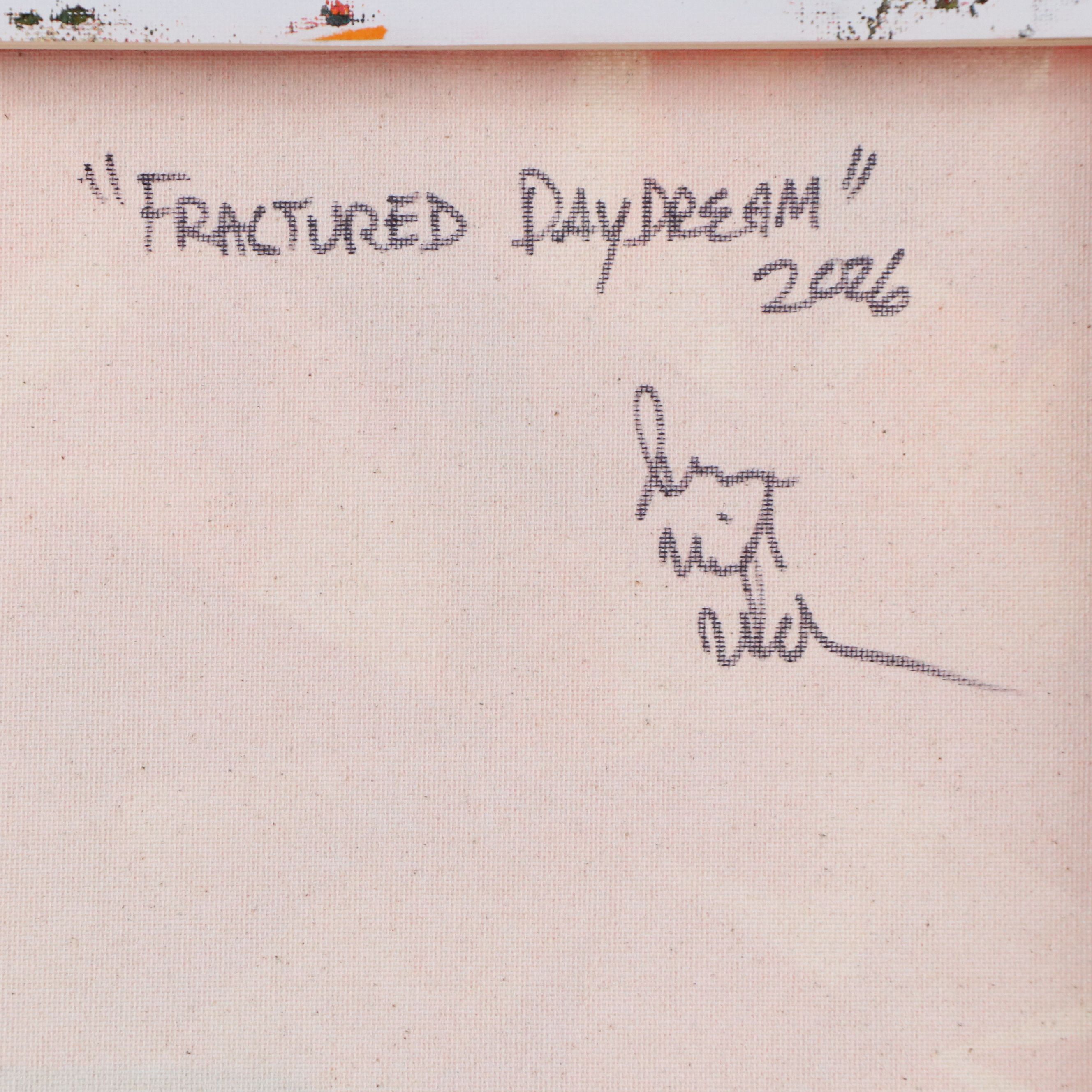 Jason Michael Durham Mixed Media Painting "Fractured Daydream," 2026