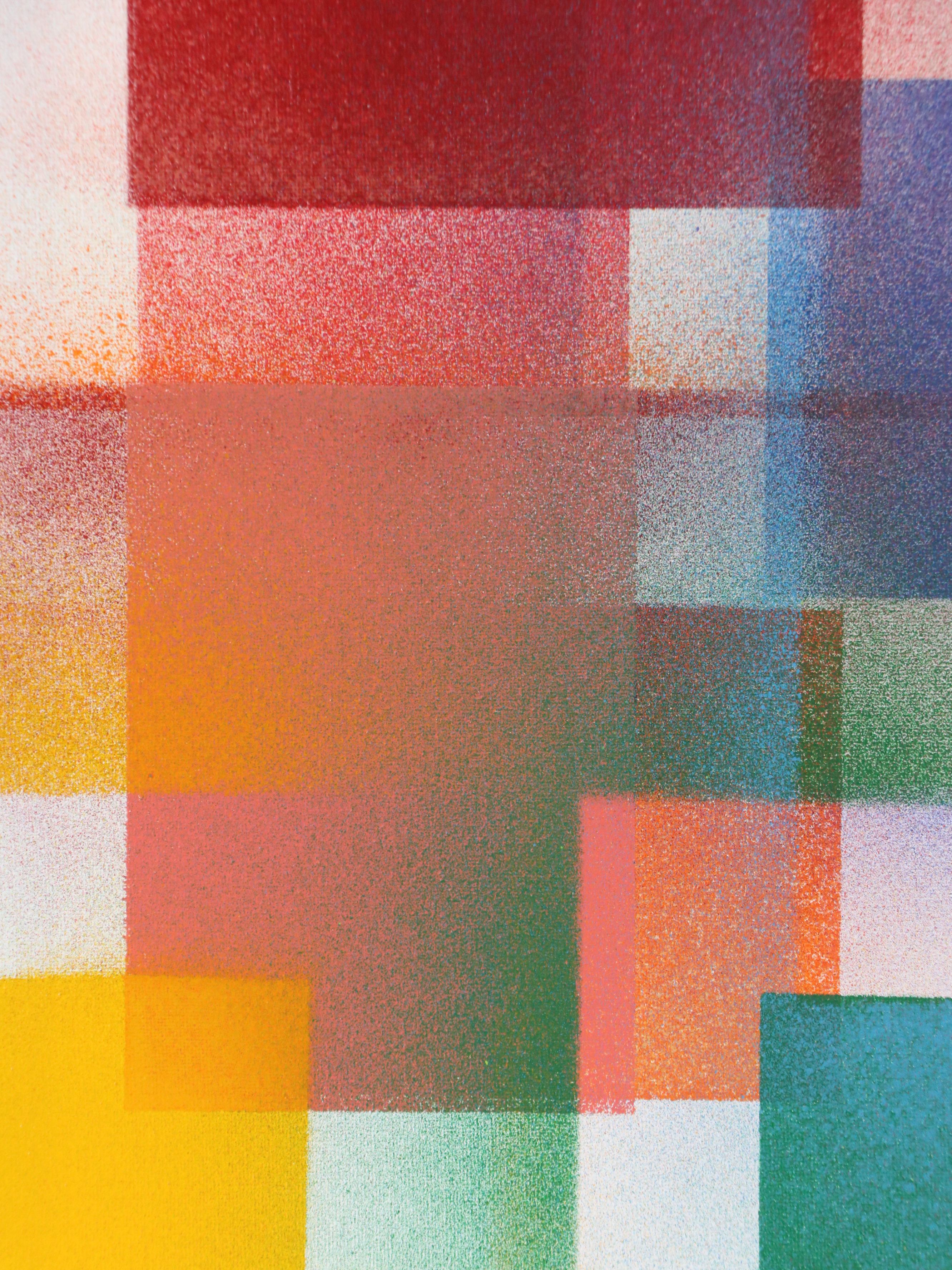 Jason Michael Durham Mixed Media Painting "Phases," 2026