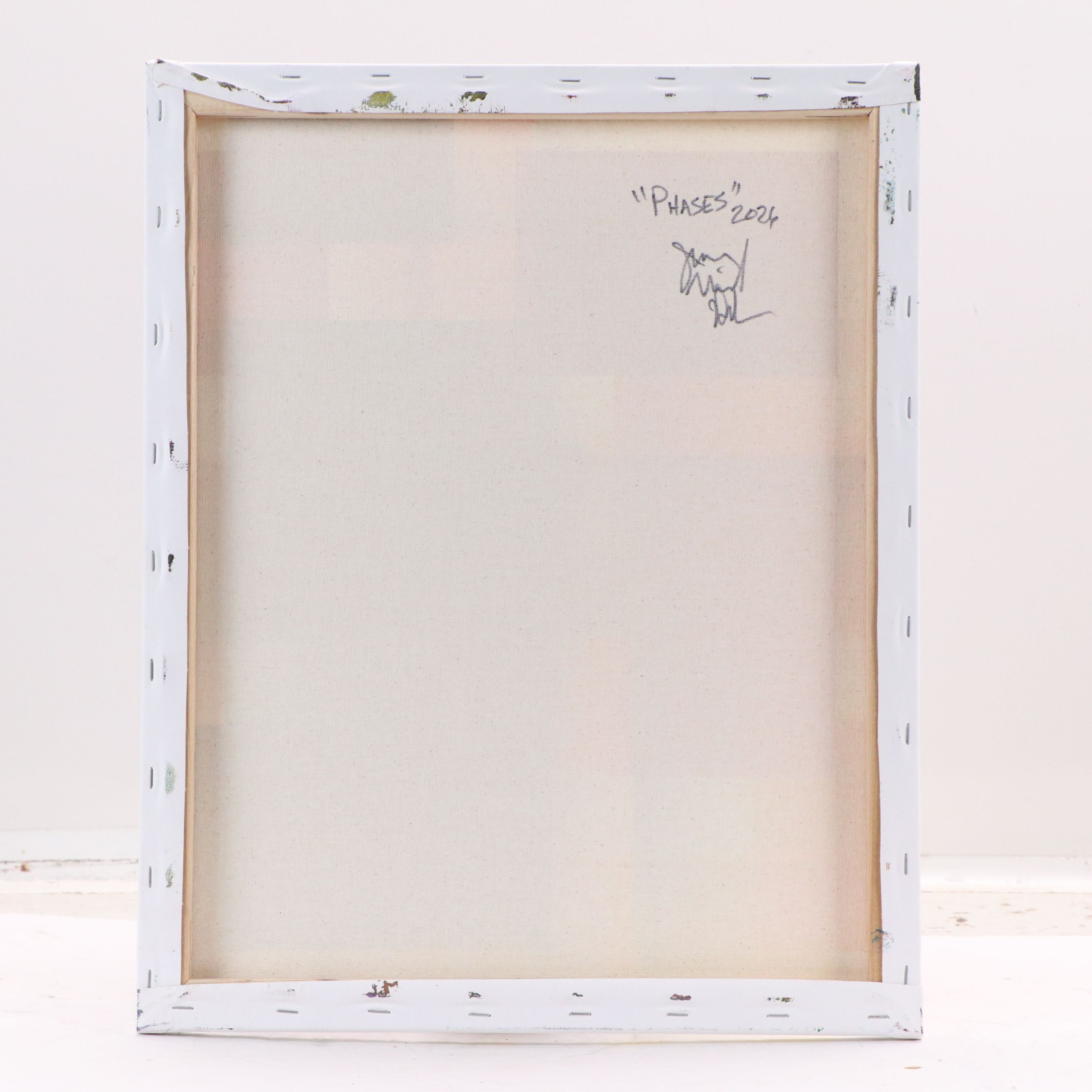 Jason Michael Durham Mixed Media Painting "Phases," 2026