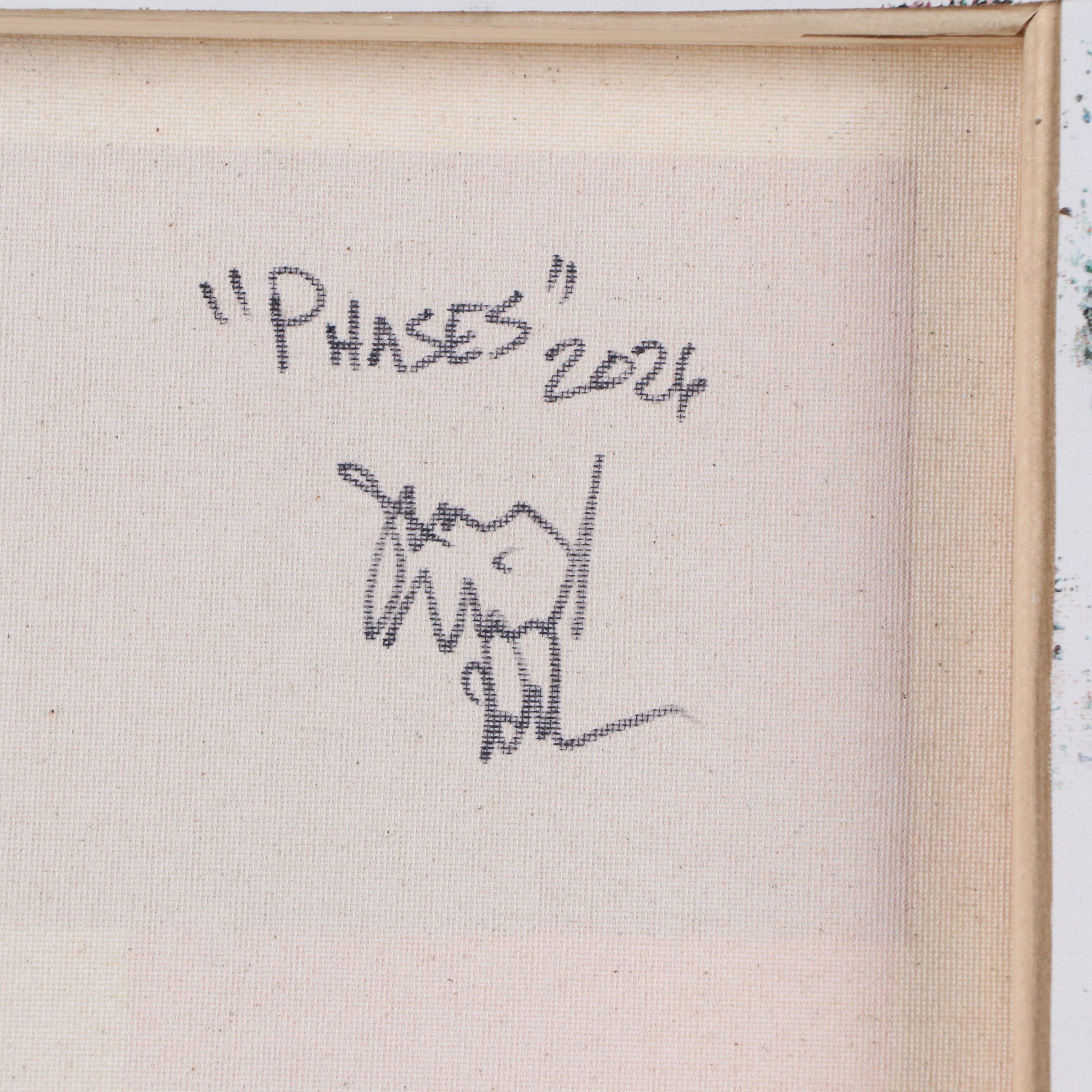 Jason Michael Durham Mixed Media Painting "Phases," 2026