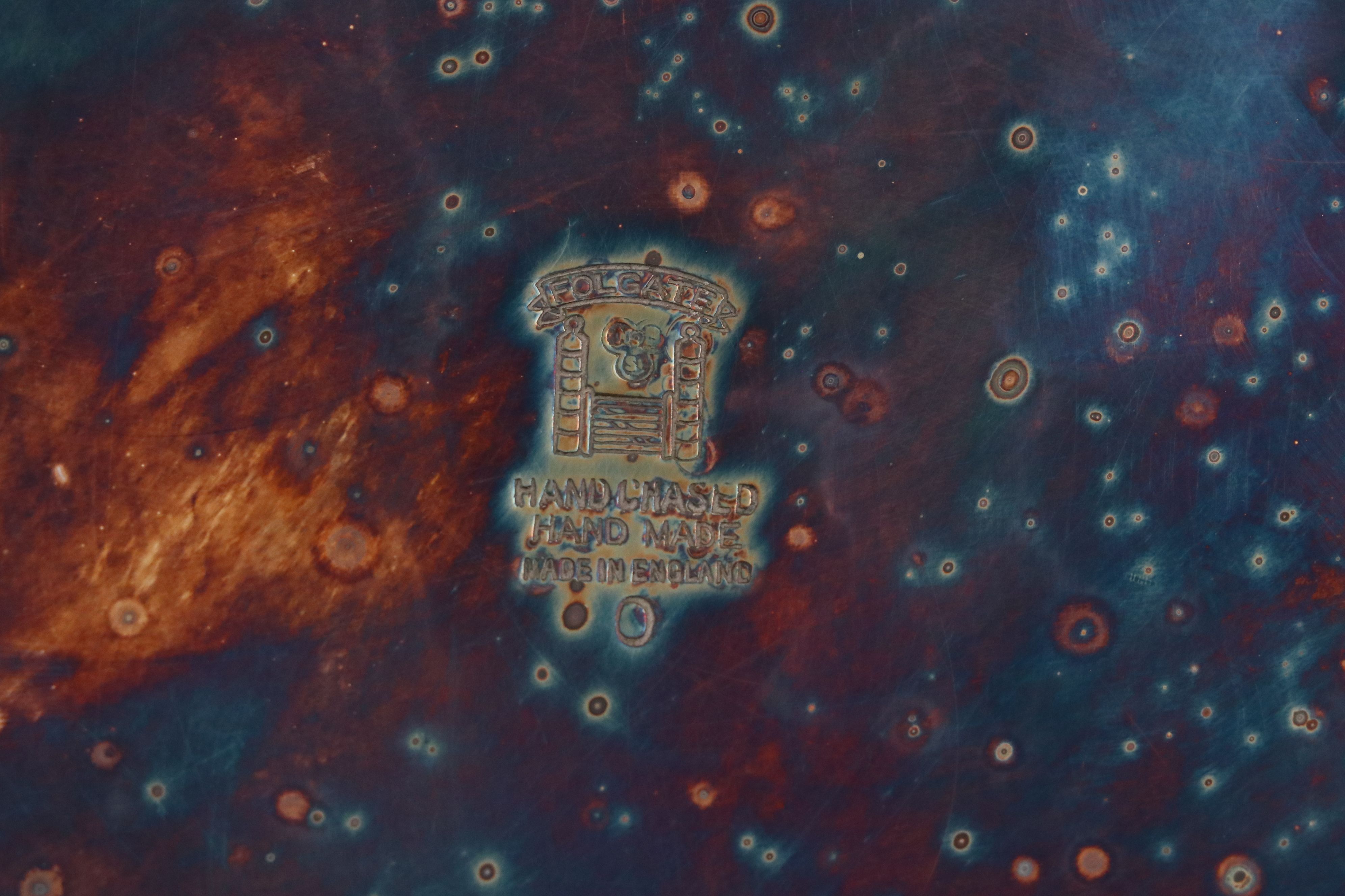 Folgate Hand-Chased Chafing Dish with More Silver Plate Tableware