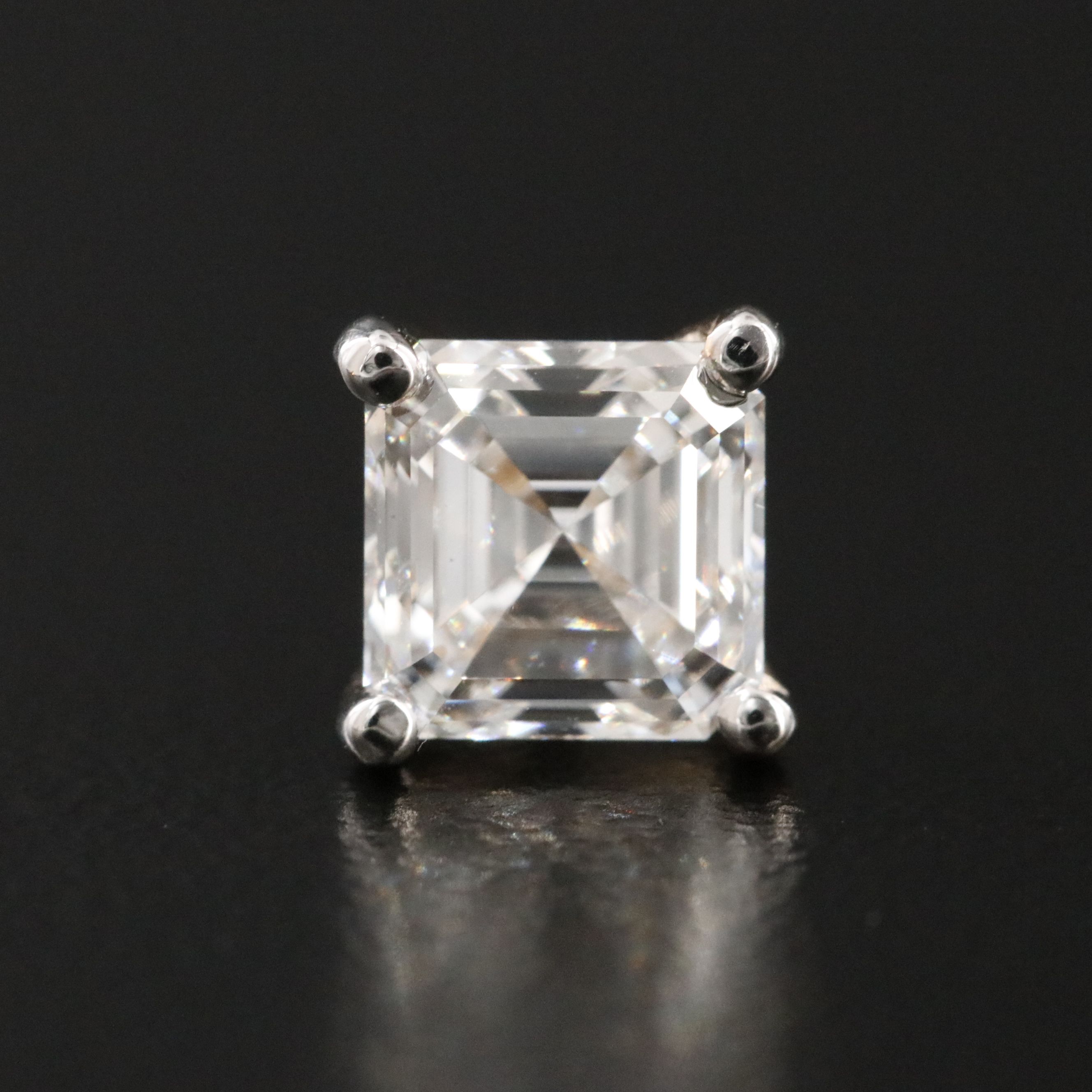 14K 2.15 CTW Lab Grown Diamond Stud Earrings with IGI Reports