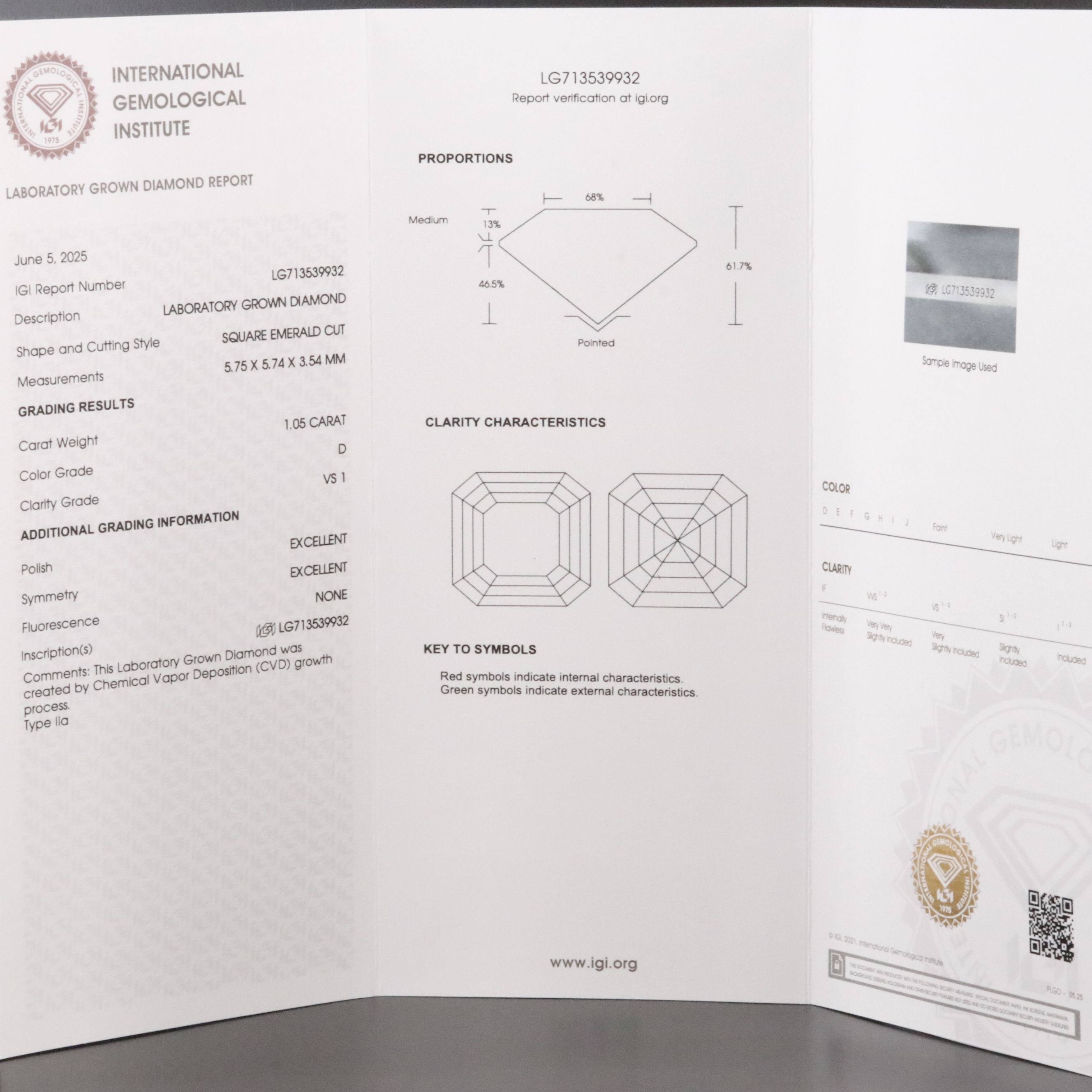 14K 2.15 CTW Lab Grown Diamond Stud Earrings with IGI Reports