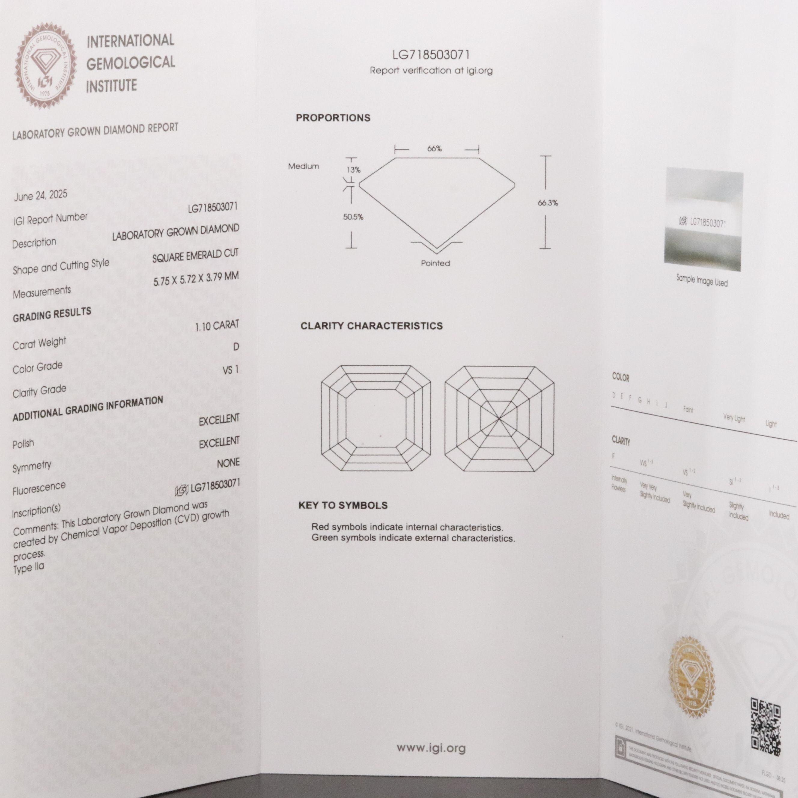 14K 2.15 CTW Lab Grown Diamond Stud Earrings with IGI Reports