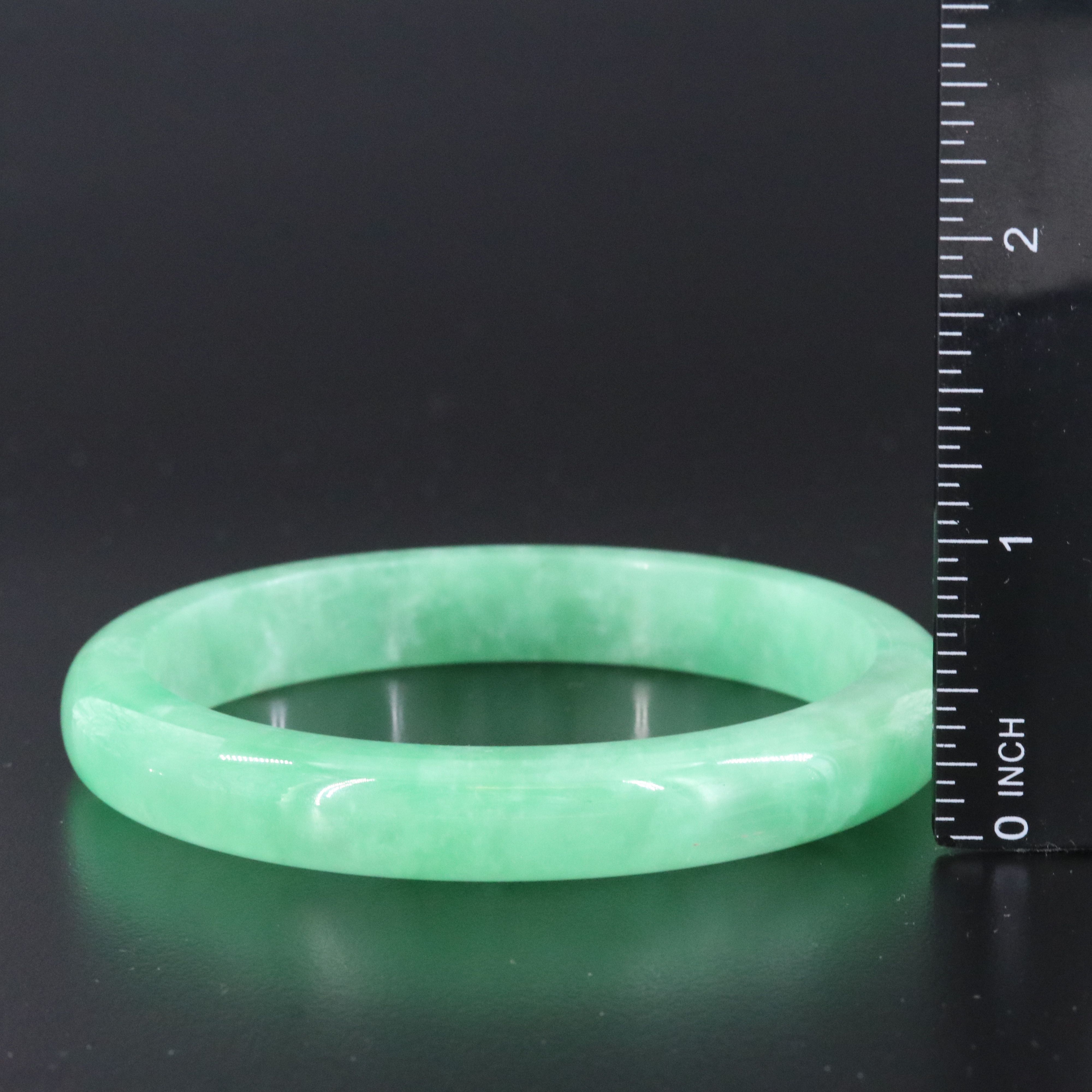 Jadeite Hololith Bangle