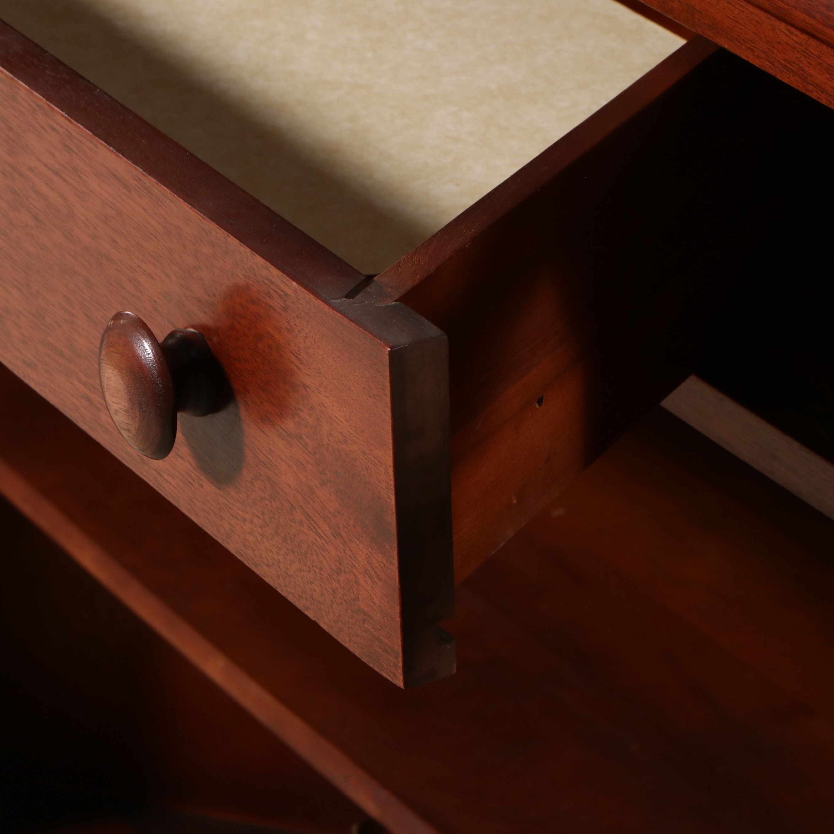 Federal Style Inlaid Mahogany Corner Cabinet