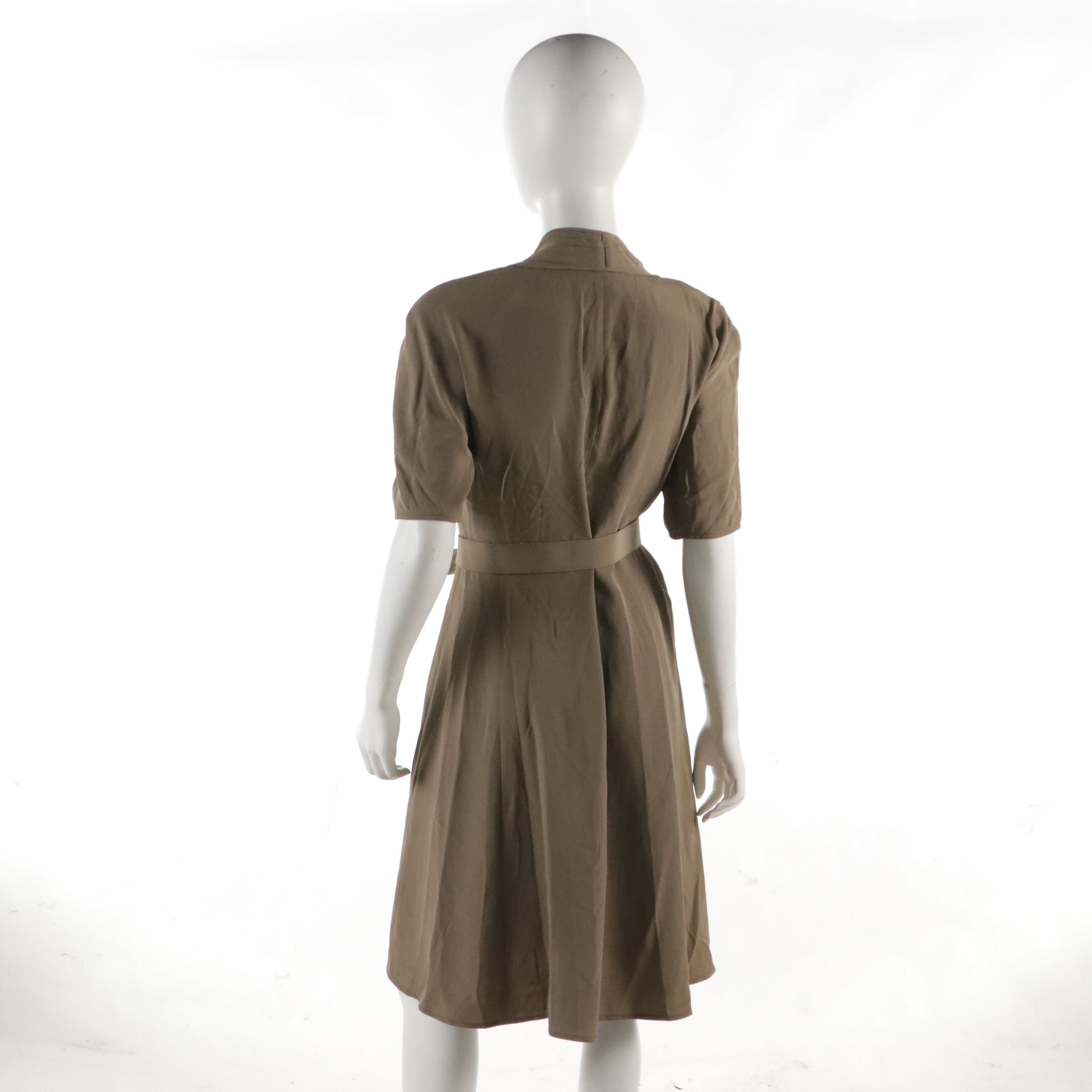 Giorgio Armani Belted Wrap Dress in Silk Blend
