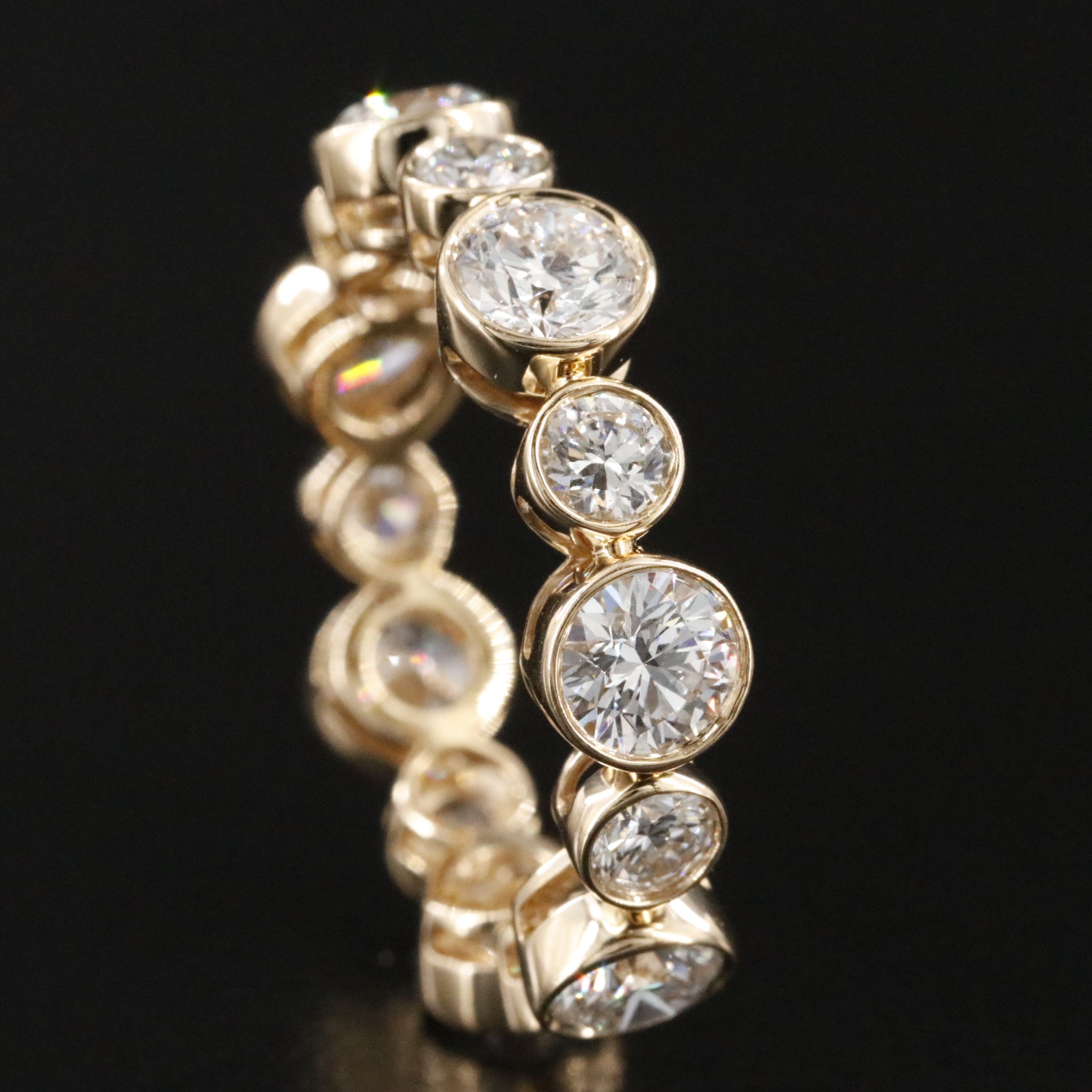 14K 3.47 CTW Lab Grown Diamond Eternity Band