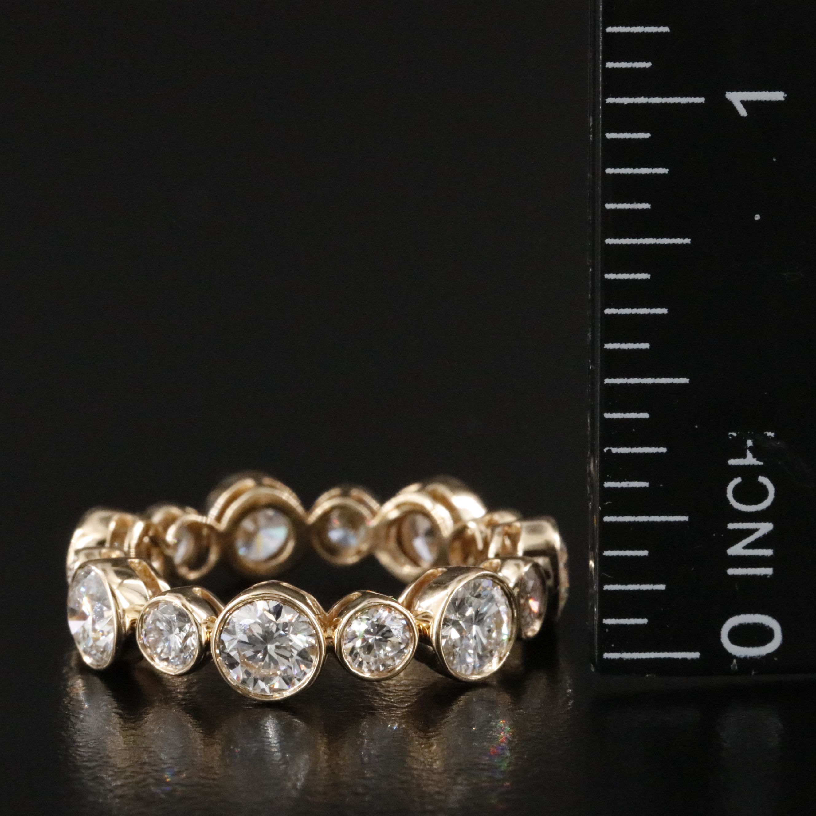 14K 3.47 CTW Lab Grown Diamond Eternity Band