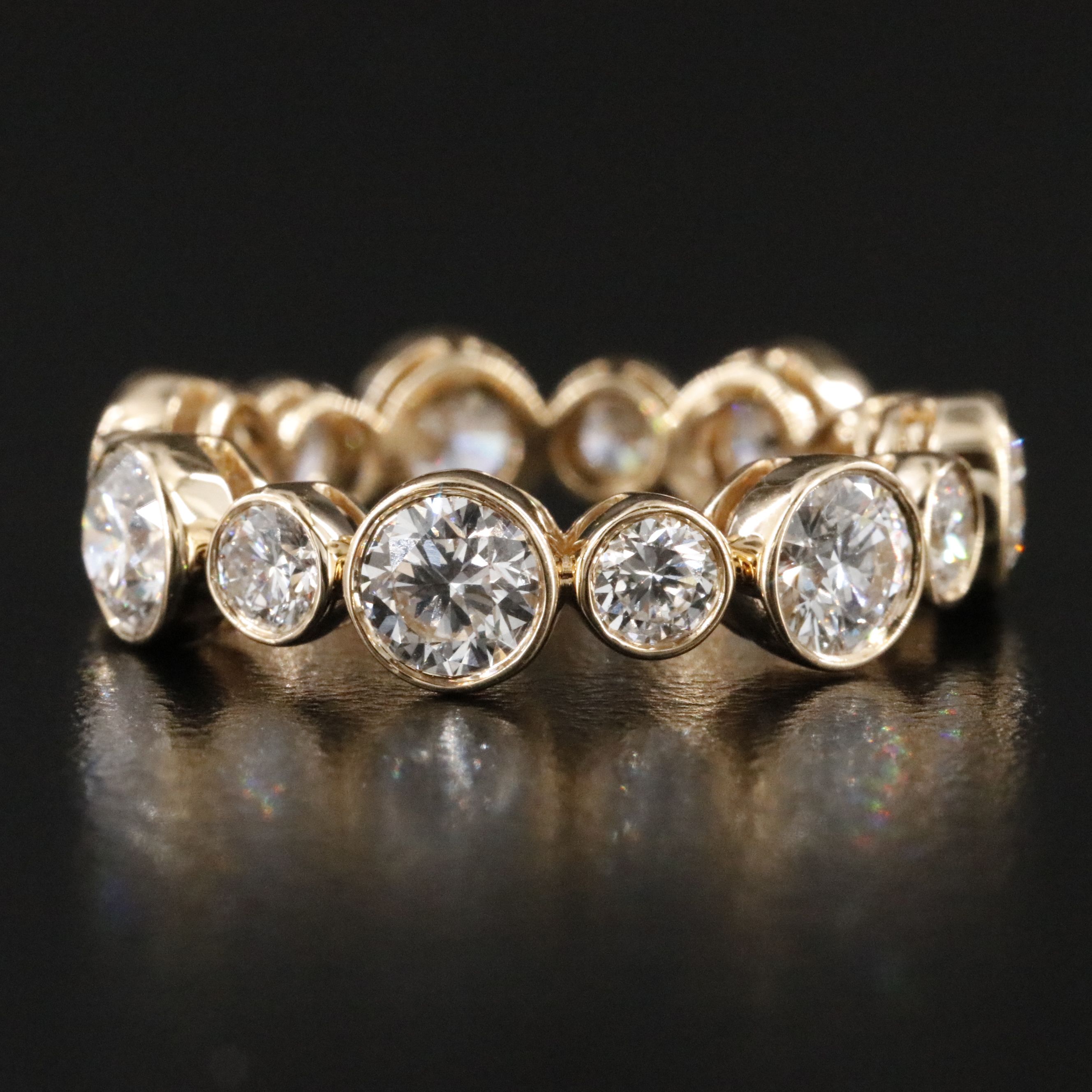 14K 3.47 CTW Lab Grown Diamond Eternity Band