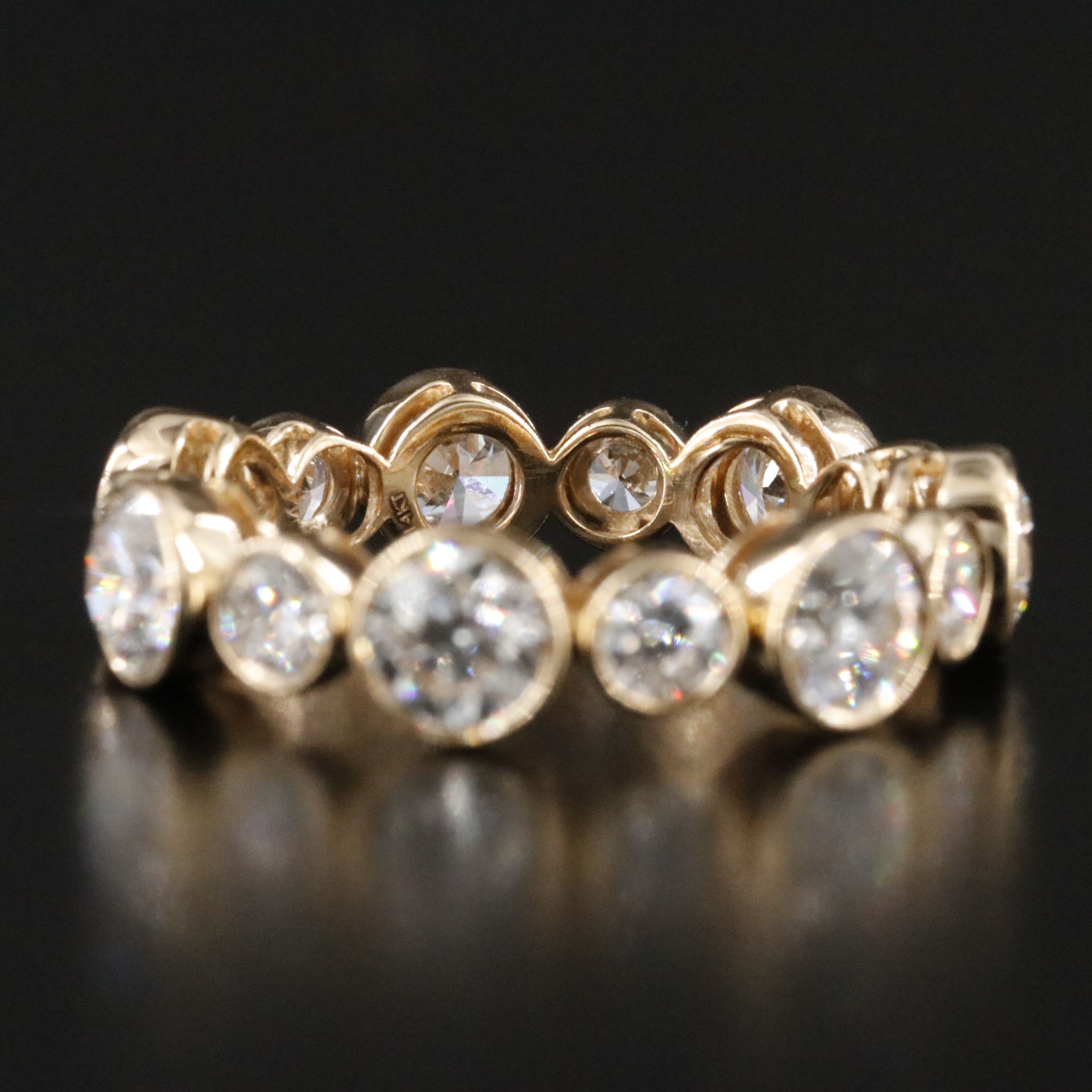 14K 3.47 CTW Lab Grown Diamond Eternity Band