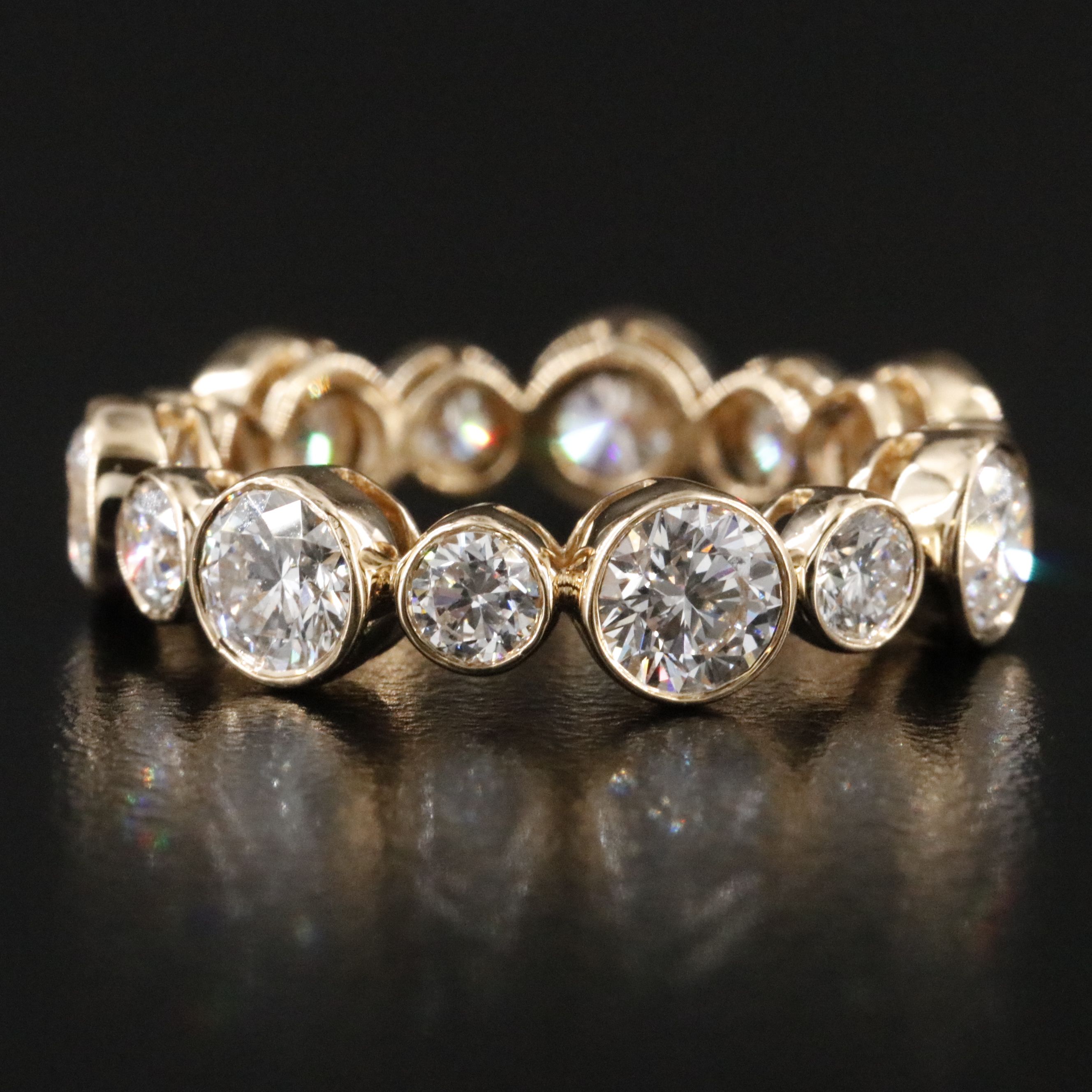 14K 3.47 CTW Lab Grown Diamond Eternity Band