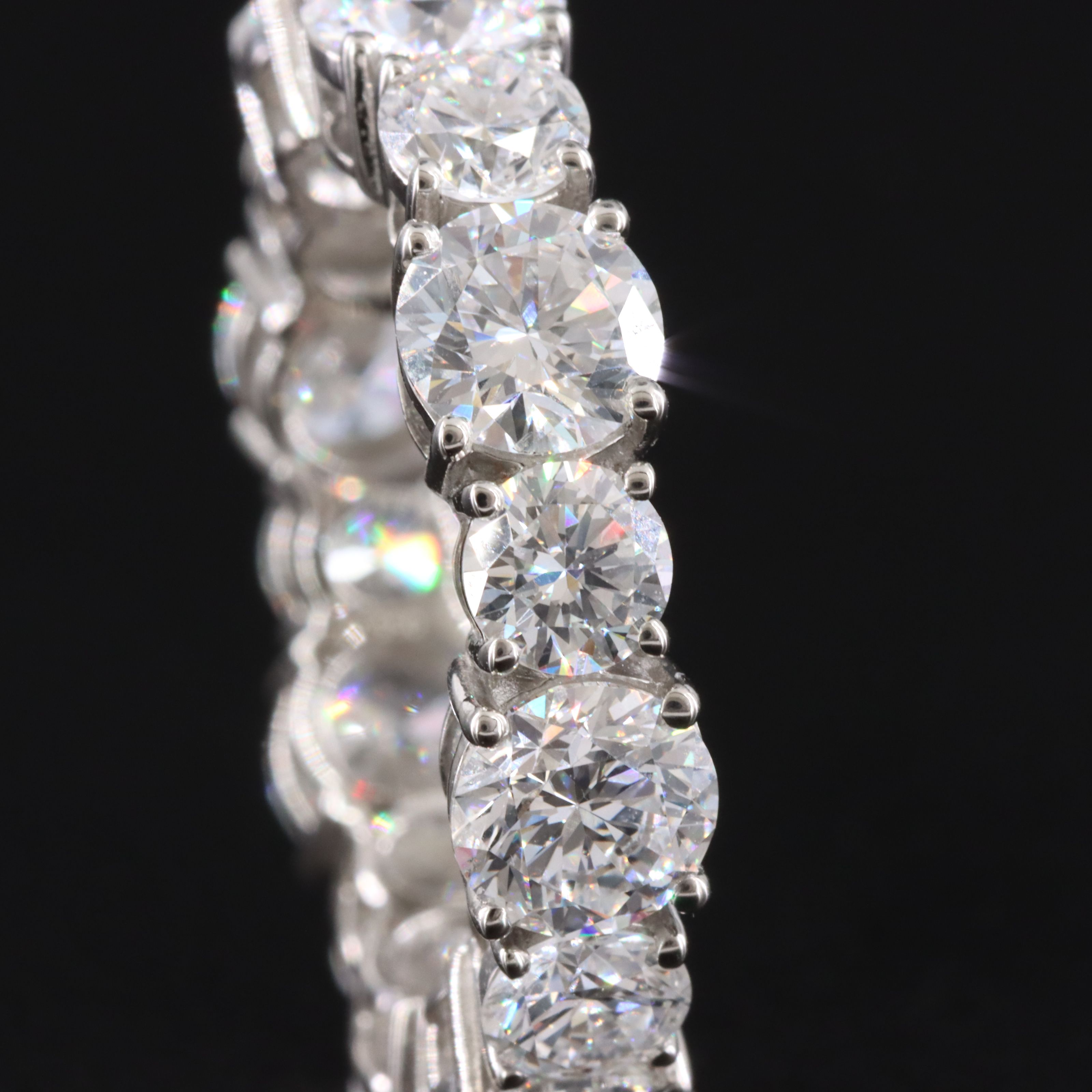 Platinum 6.78 CTW Lab Grown Diamond Eternity Band