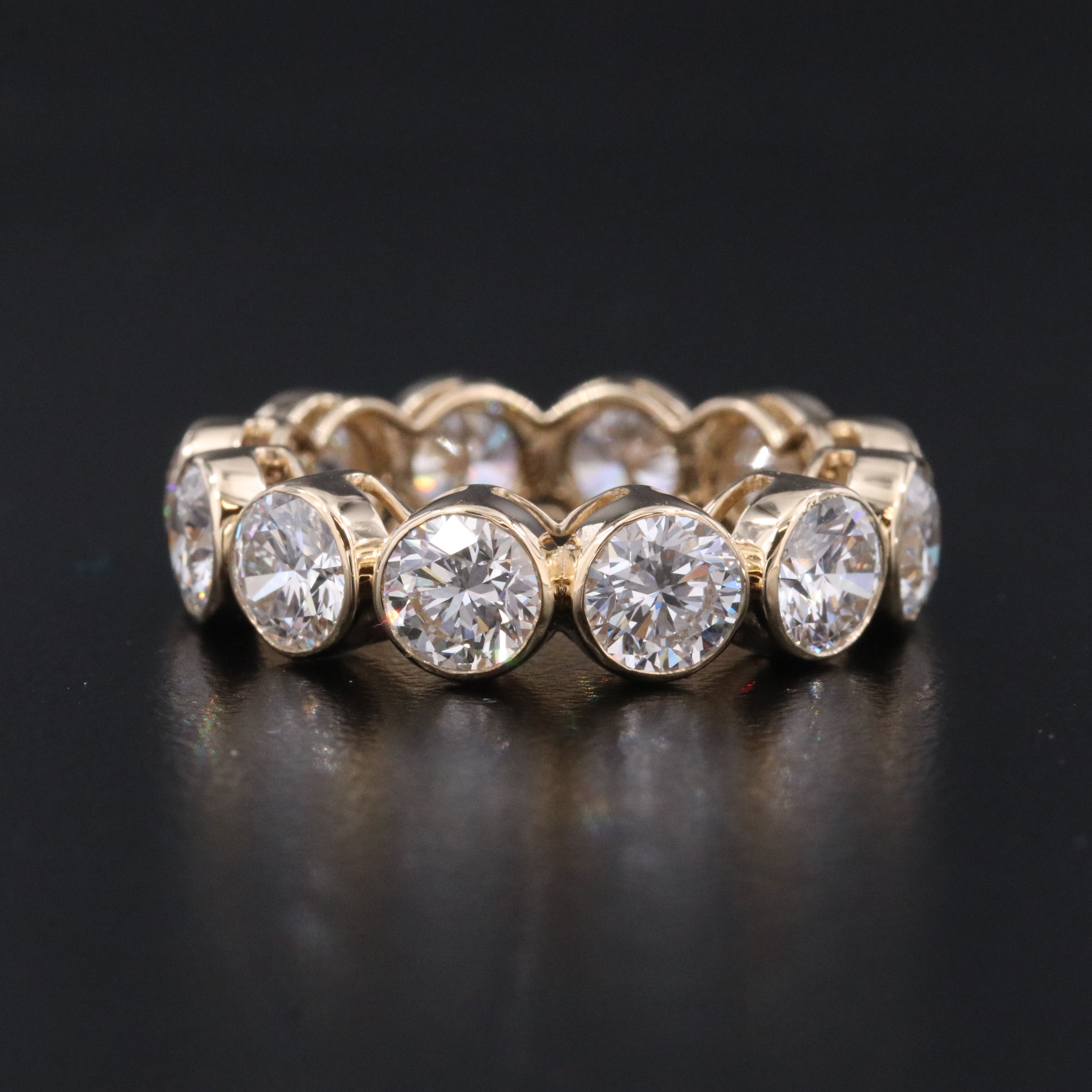 14K 5.83 CTW Lab Grown Diamond Eternity Band
