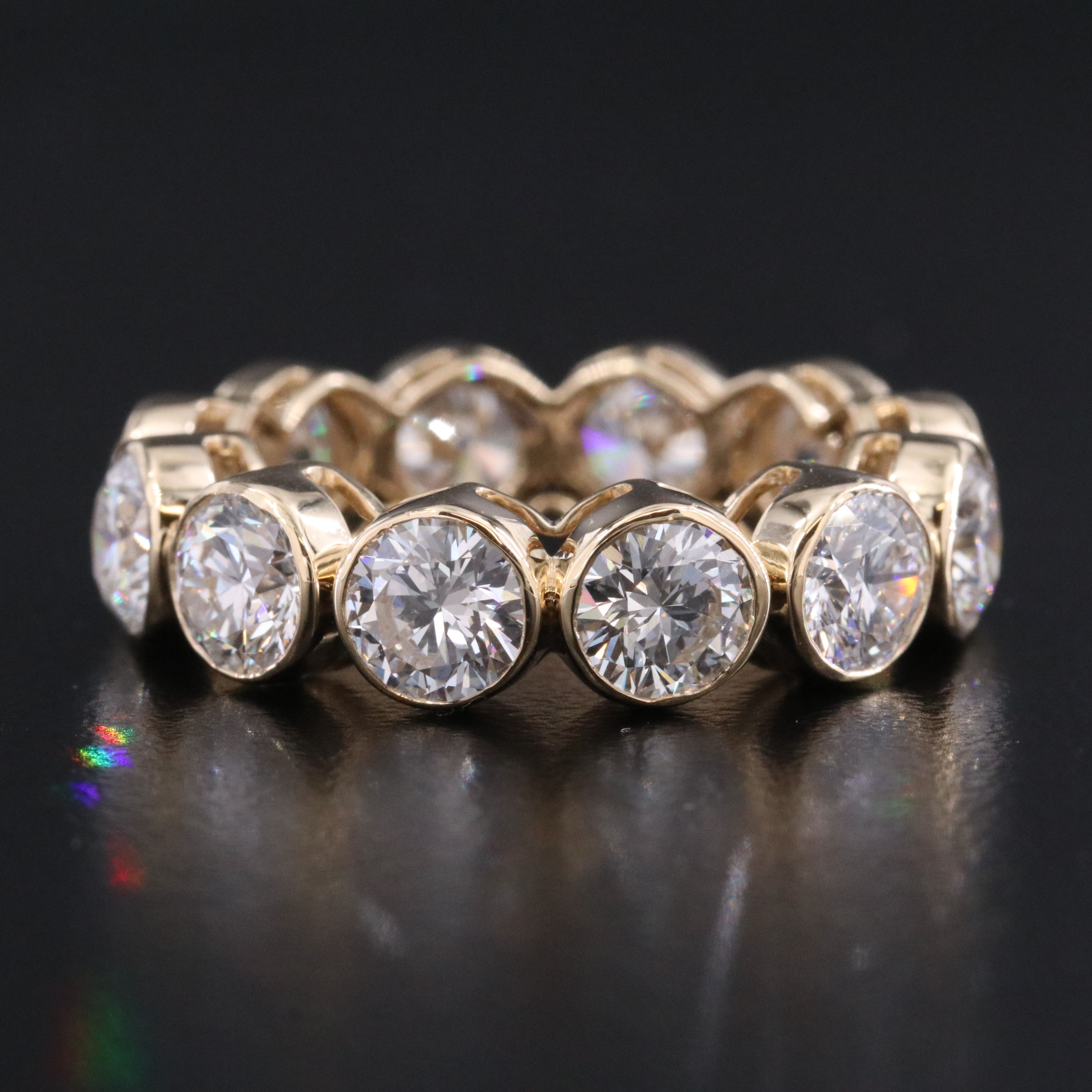 14K 5.83 CTW Lab Grown Diamond Eternity Band