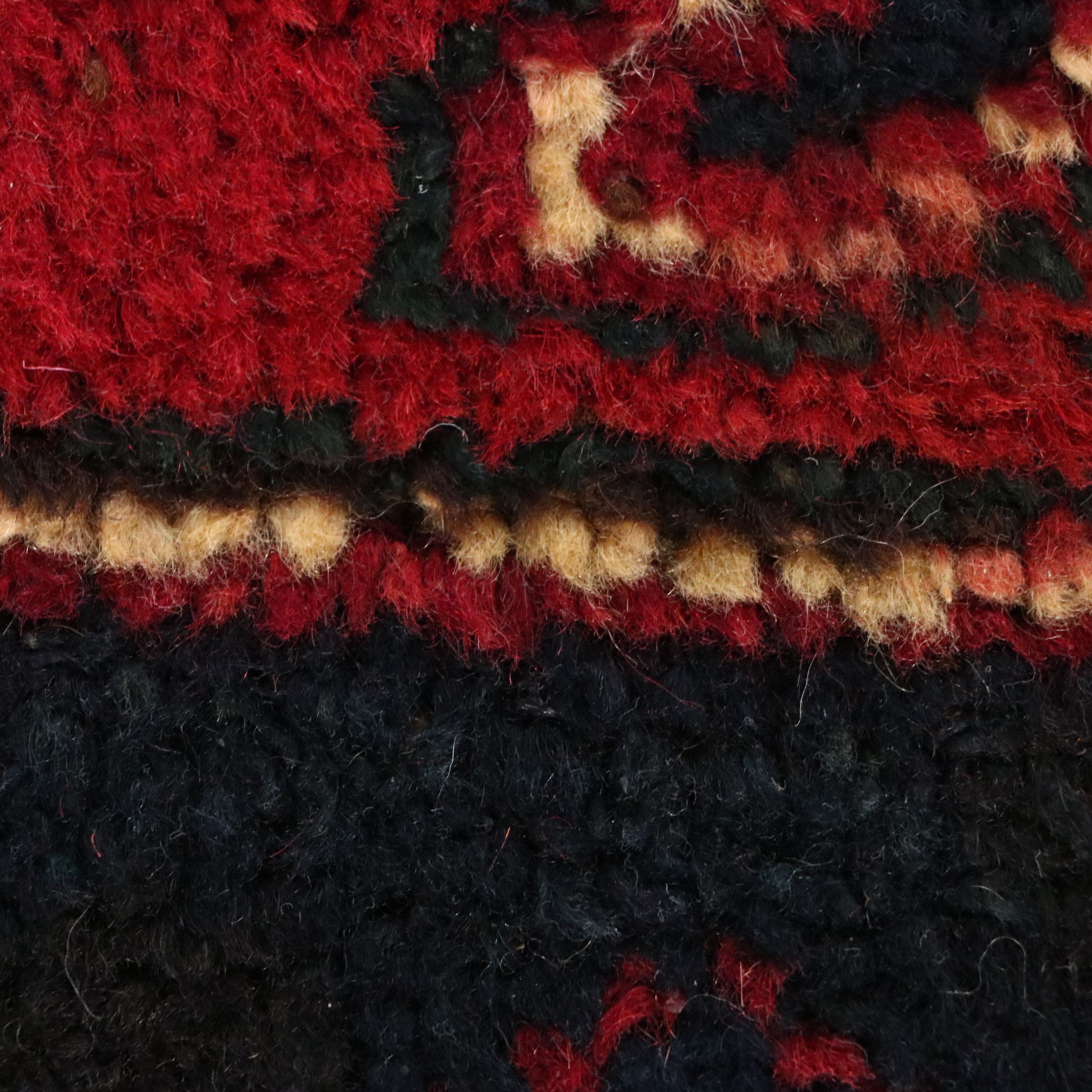 4'9 x 6' Hand-Knotted Afghan Baluch Area Rug