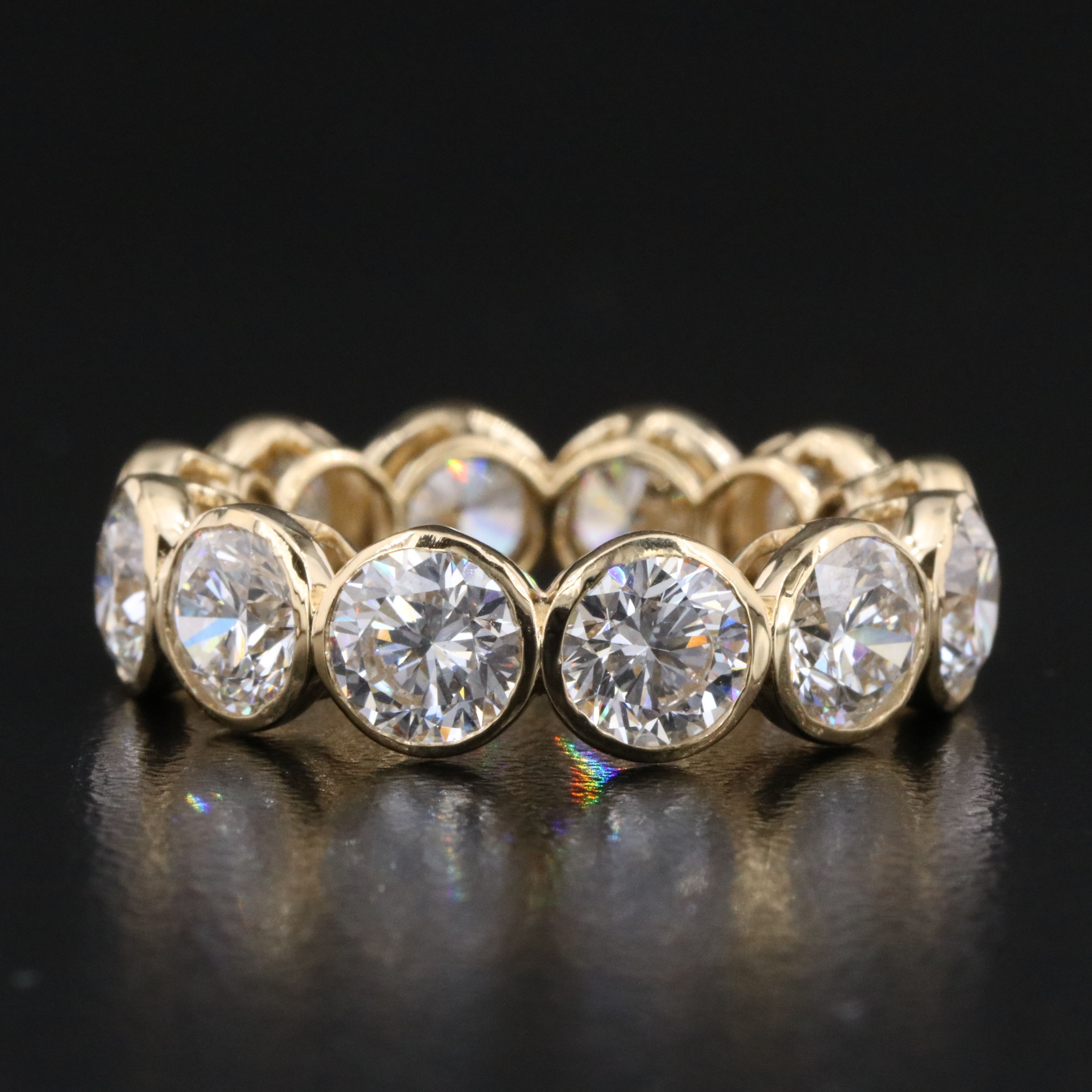 14K 6.73 CTW Lab Grown Diamond Eternity Band