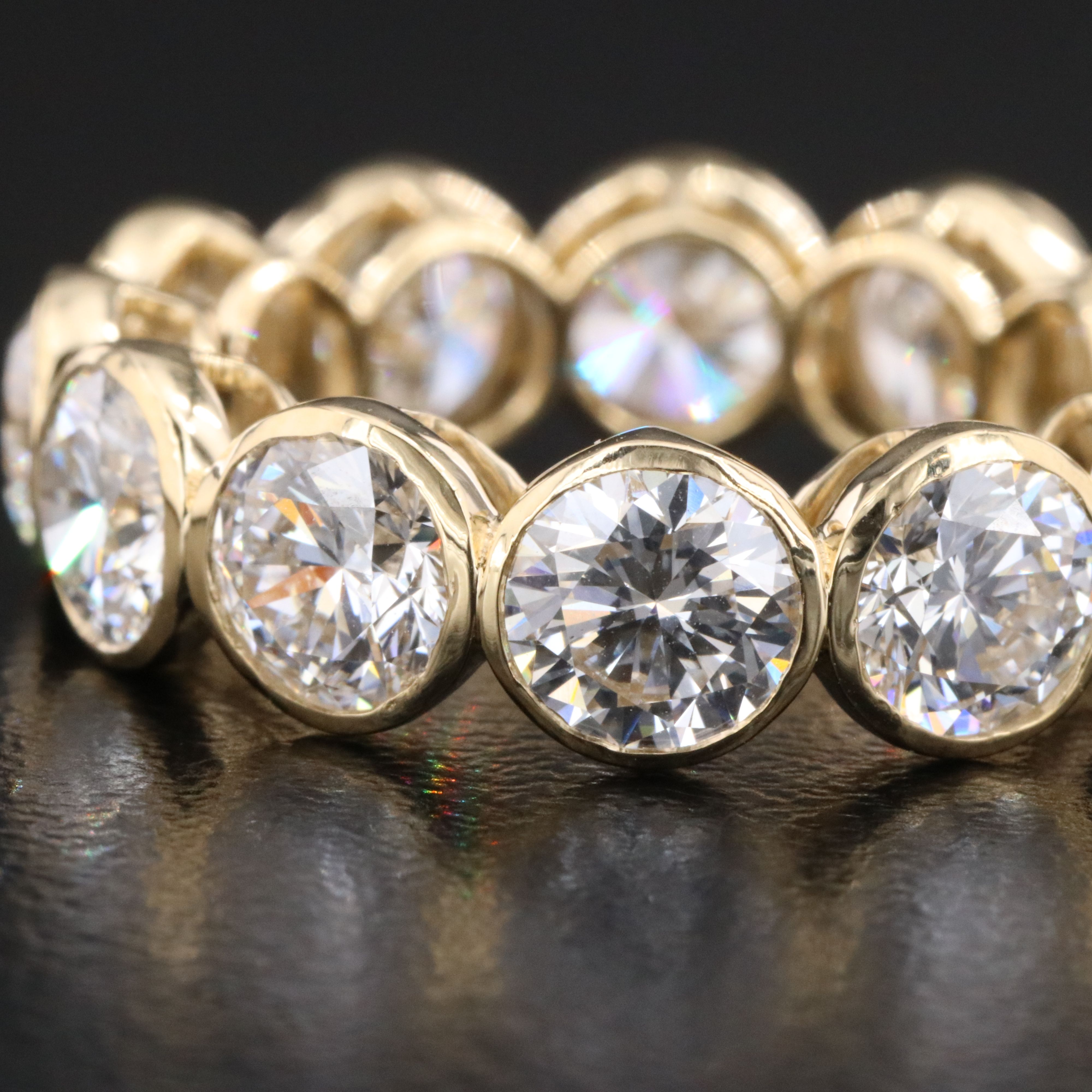 14K 6.73 CTW Lab Grown Diamond Eternity Band
