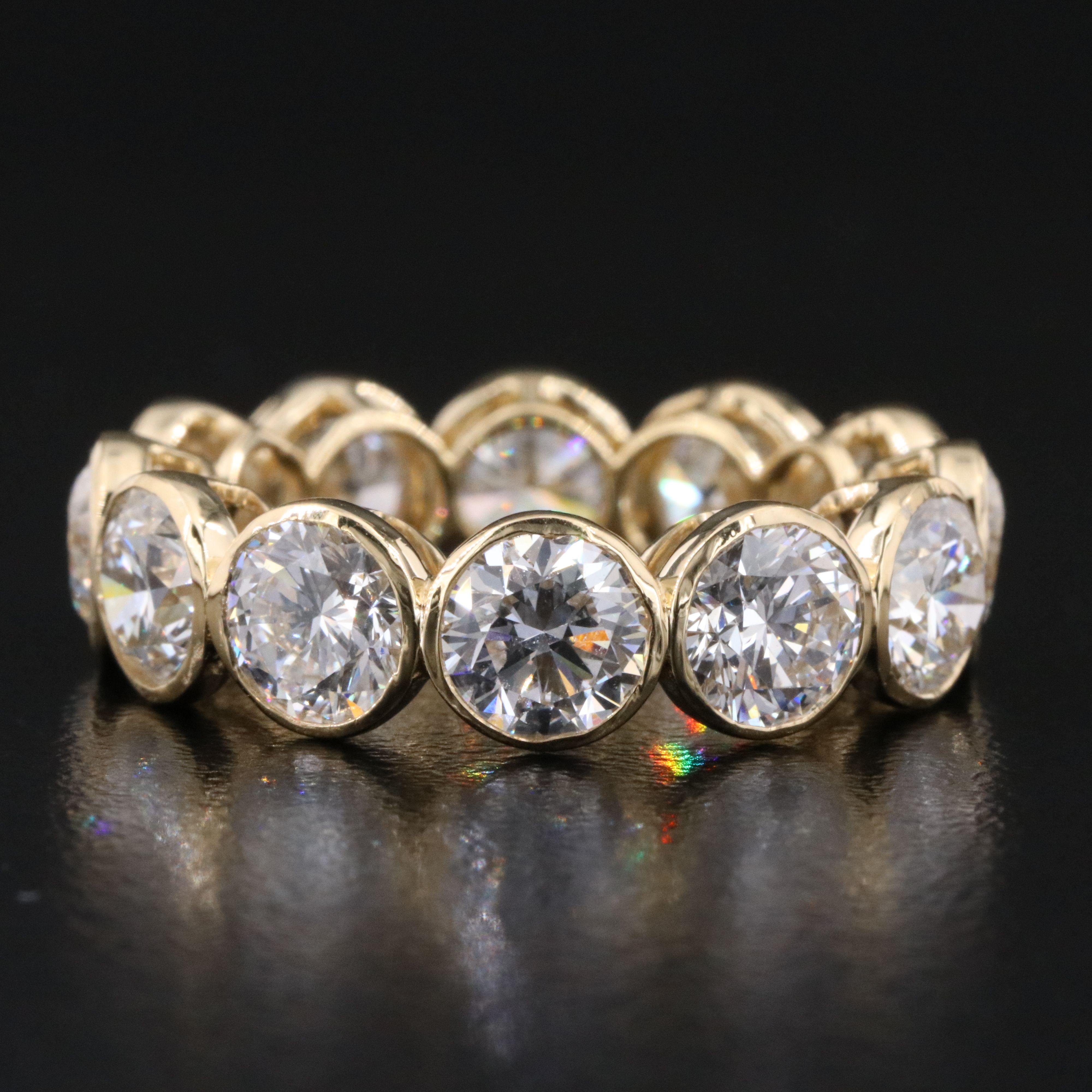 14K 6.73 CTW Lab Grown Diamond Eternity Band