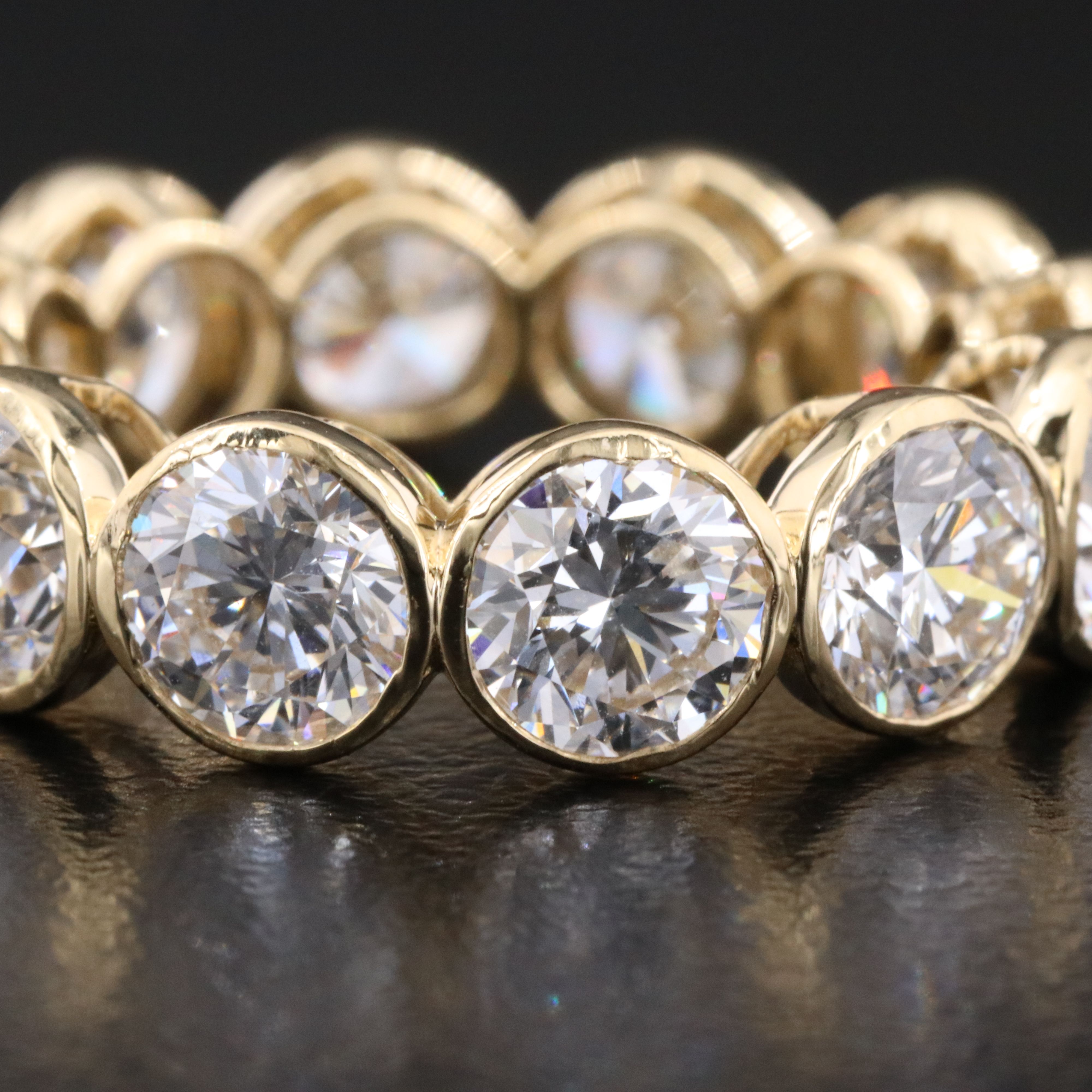 14K 6.73 CTW Lab Grown Diamond Eternity Band